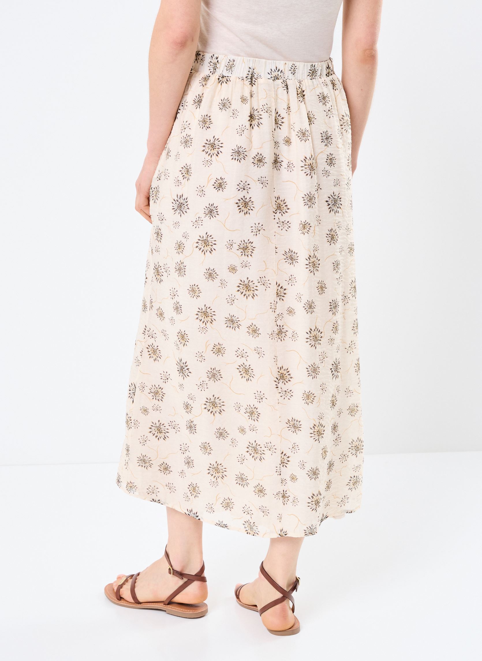 Jupes mi-longues VILYRIA LUC ANKLE SKIRT/C32 femme beige Vila Jupes mi-longues VILYRIA LUC ANKLE SKIRT/C32 femme beige Birch