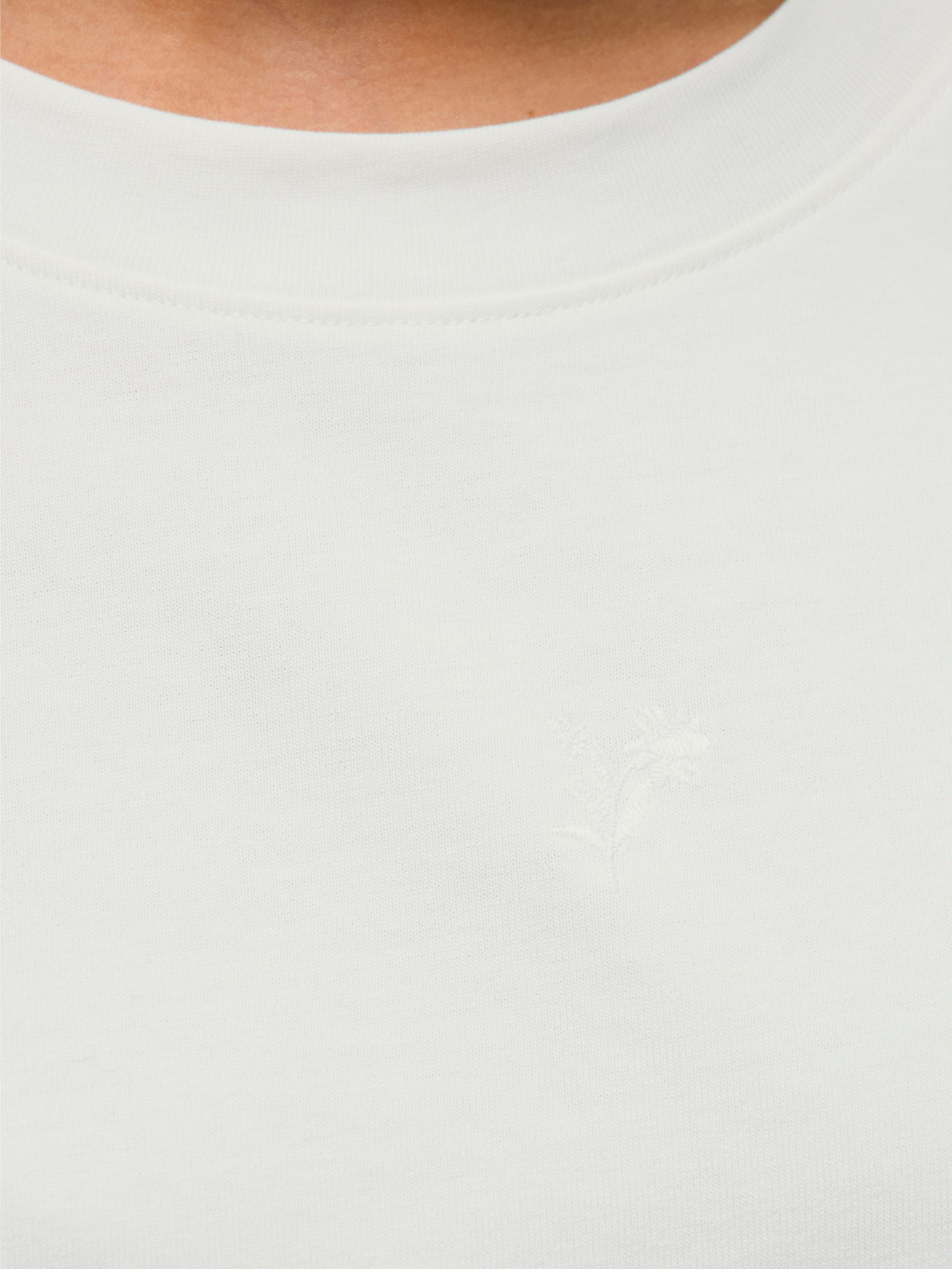 Kurzarm-T-Shirts VIMONIE FLOWER EMB S/S O-NECK damen weiß Vila Kurzarm-T-Shirts VIMONIE FLOWER EMB S/S O-NECK damen weiß SNOW WHITE