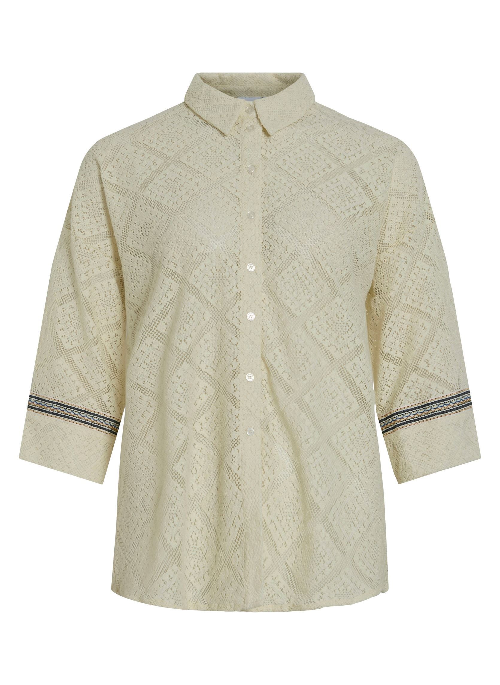 Langarm-Hemden VINOEMIE 3/4 OVERSIZE SHIRT/C32 damen beige Vila Langarm-Hemden VINOEMIE 3/4 OVERSIZE SHIRT/C32 damen beige Birch