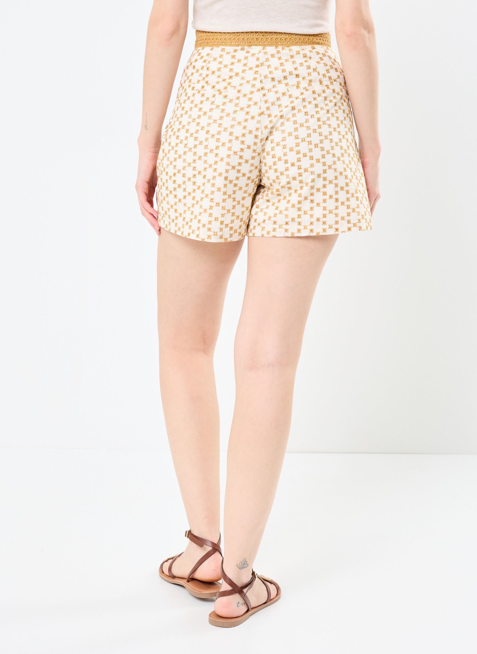 Shorts VISUMIRA HW SHORTS mujer beige Vila Shorts VISUMIRA HW SHORTS mujer beige Birch