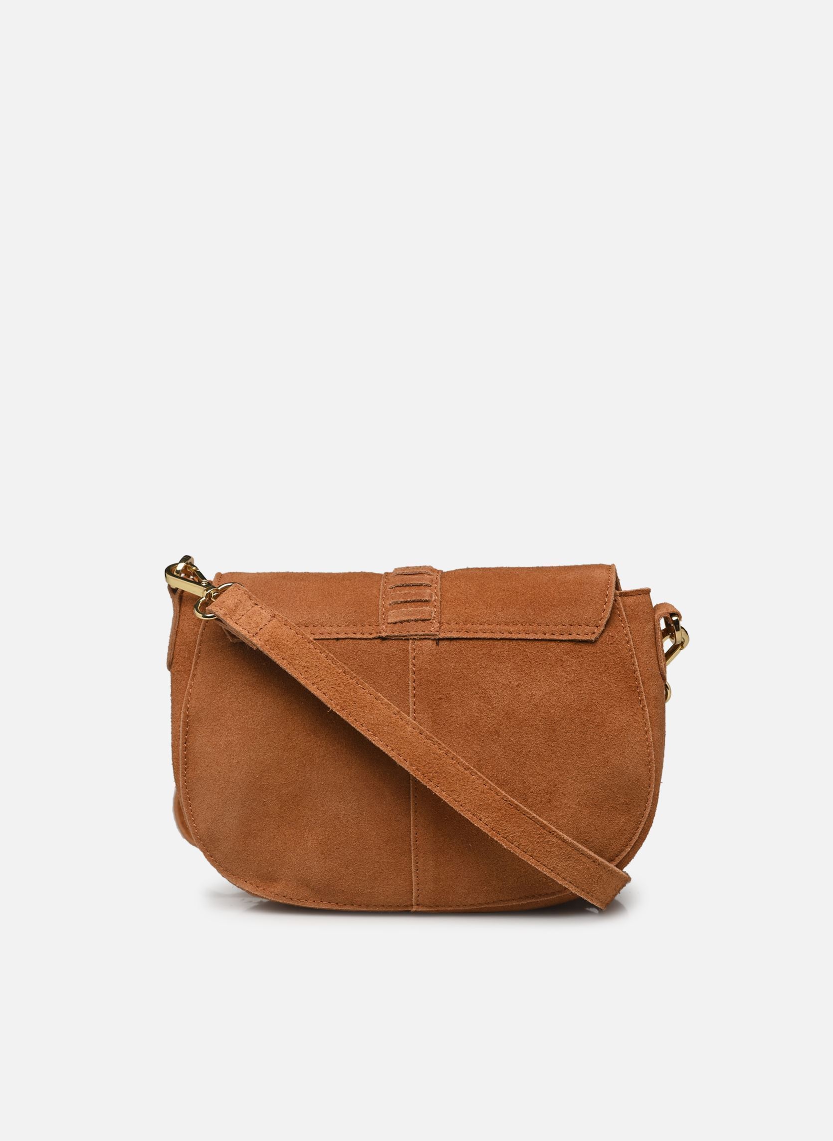Umhängetaschen VIZENNI LEATHER BUCKLE BAG/EF damen braun Vila Umhängetaschen VIZENNI LEATHER BUCKLE BAG/EF damen braun COGNAC
