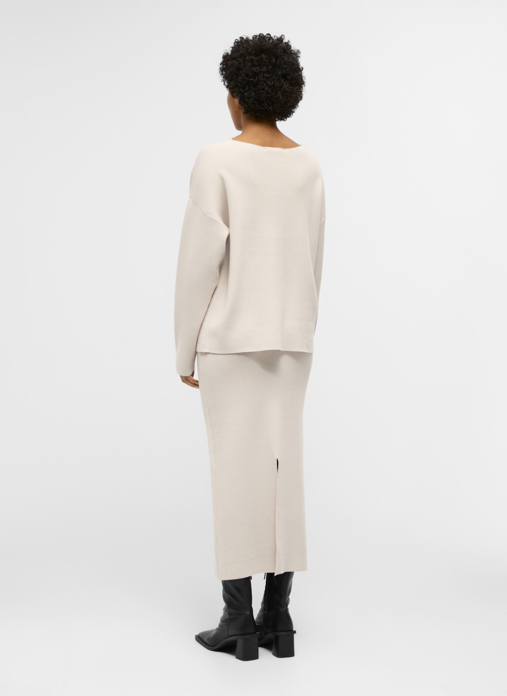 Pulls OBJREYNARD V-NECK PULLOVER NOOS femme blanc OBJECT Pulls OBJREYNARD V-NECK PULLOVER NOOS femme blanc Cloud Dancer