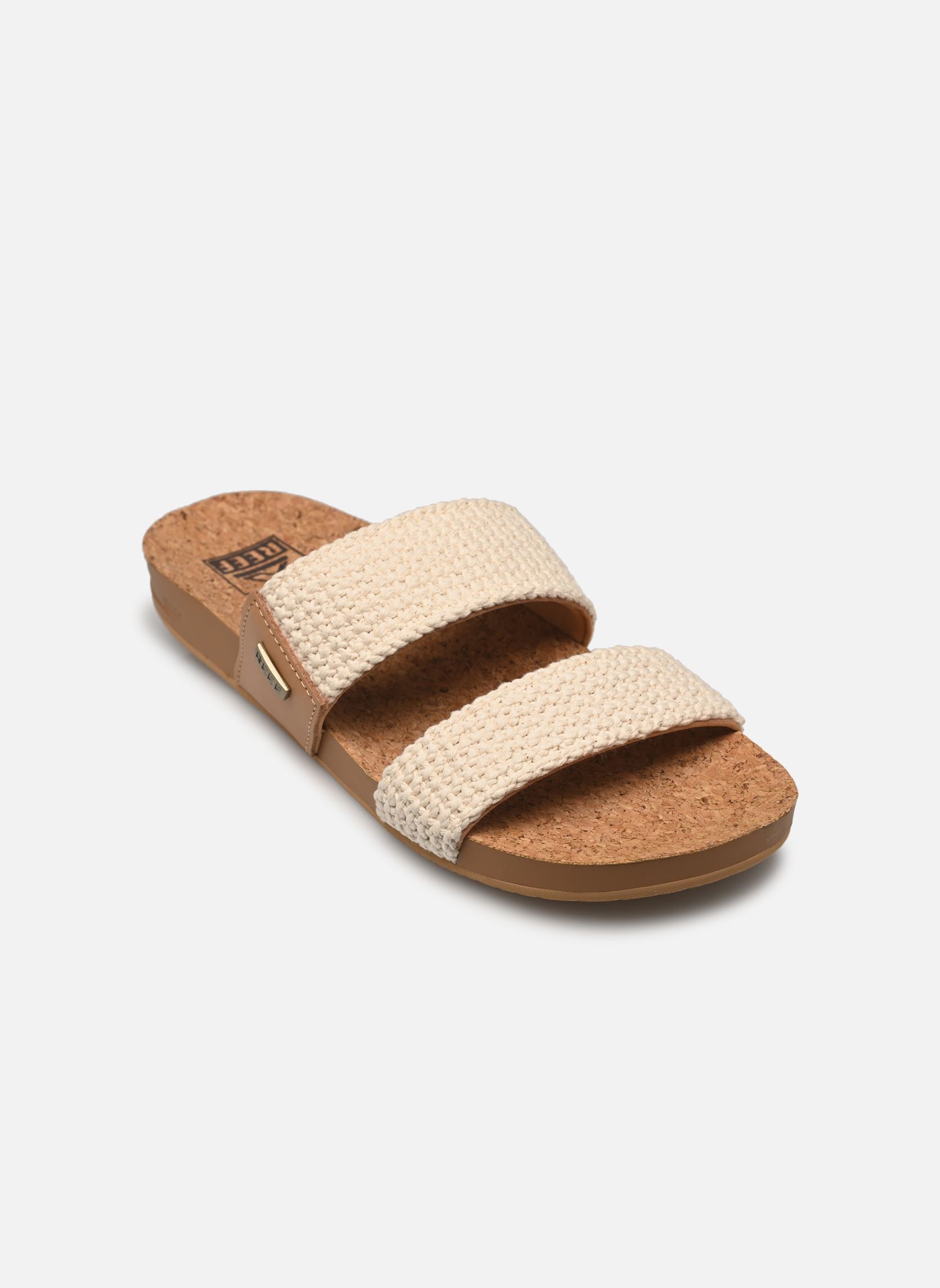 Flache Sandalen Cushion Vista damen weiß Reef Flache Sandalen Cushion Vista damen weiß Natural Crochet Textile