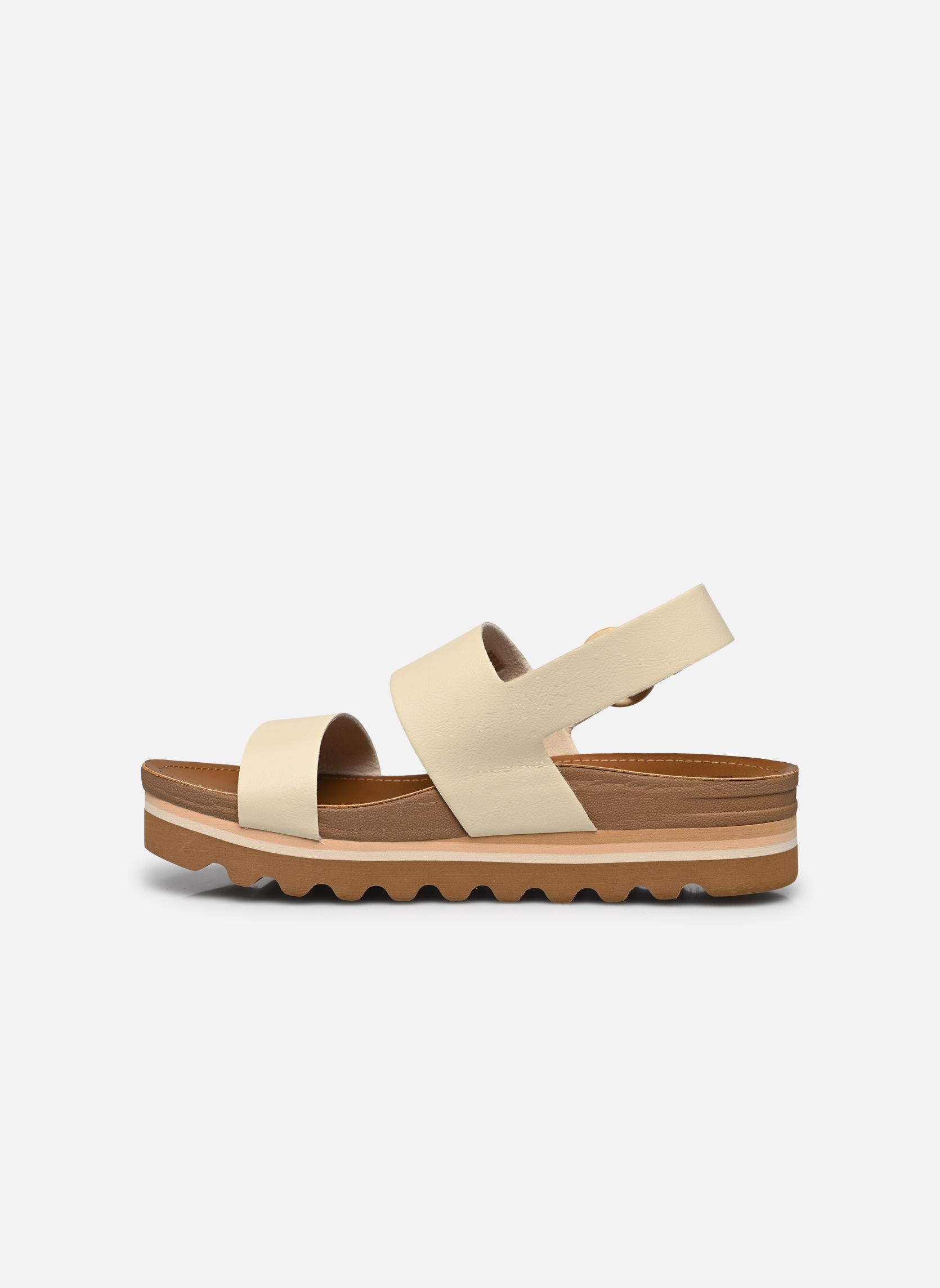 Sandalias y plataformas de cuña Vista Hi Buckle mujer blanco Reef Sandalias y plataformas de cuña Vista Hi Buckle mujer blanco Vintage