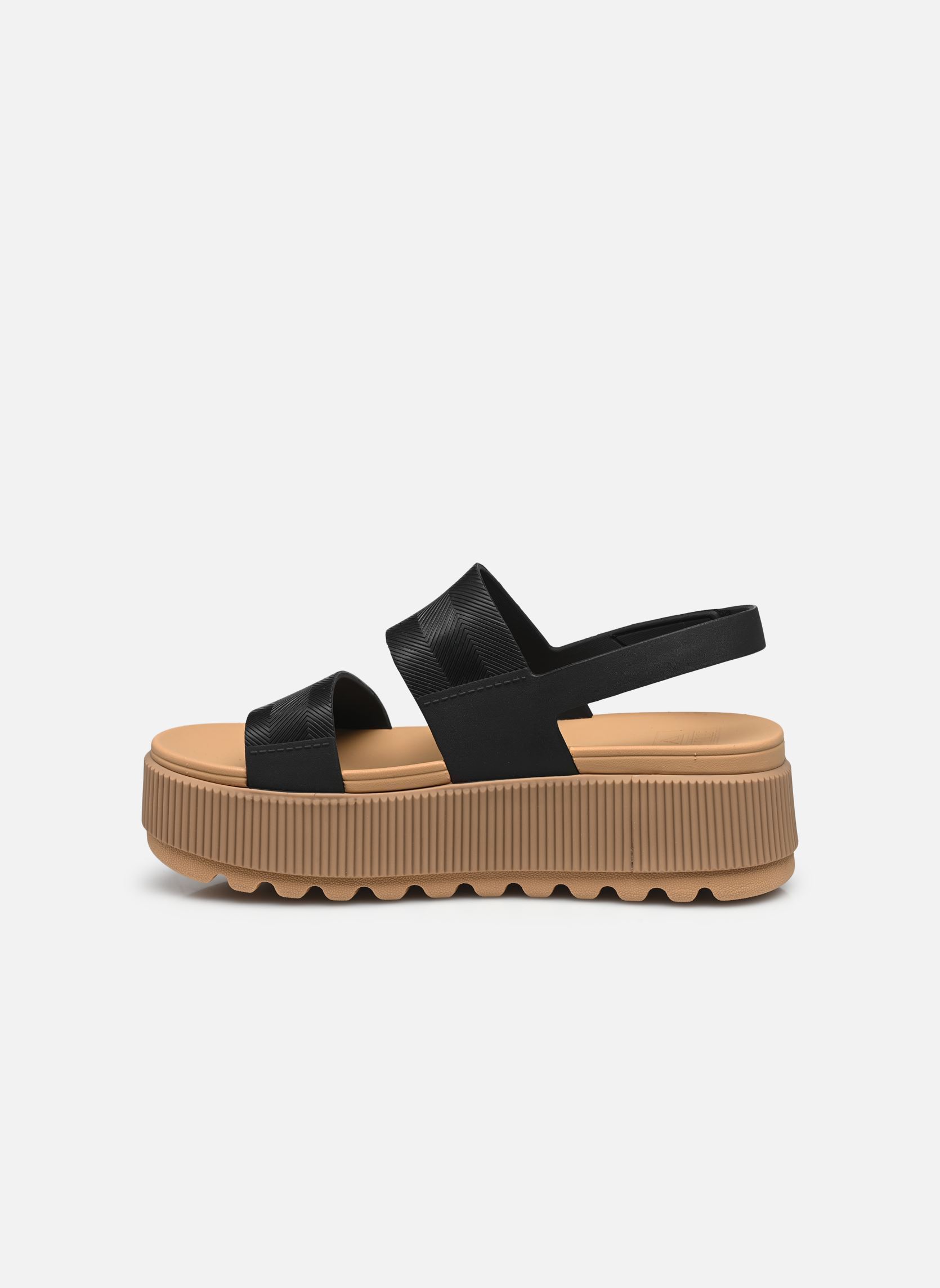 Sandali con zeppa e plateau Water Vista Higher donna nero Reef Sandali con zeppa e plateau Water Vista Higher donna nero BLACK/TAN