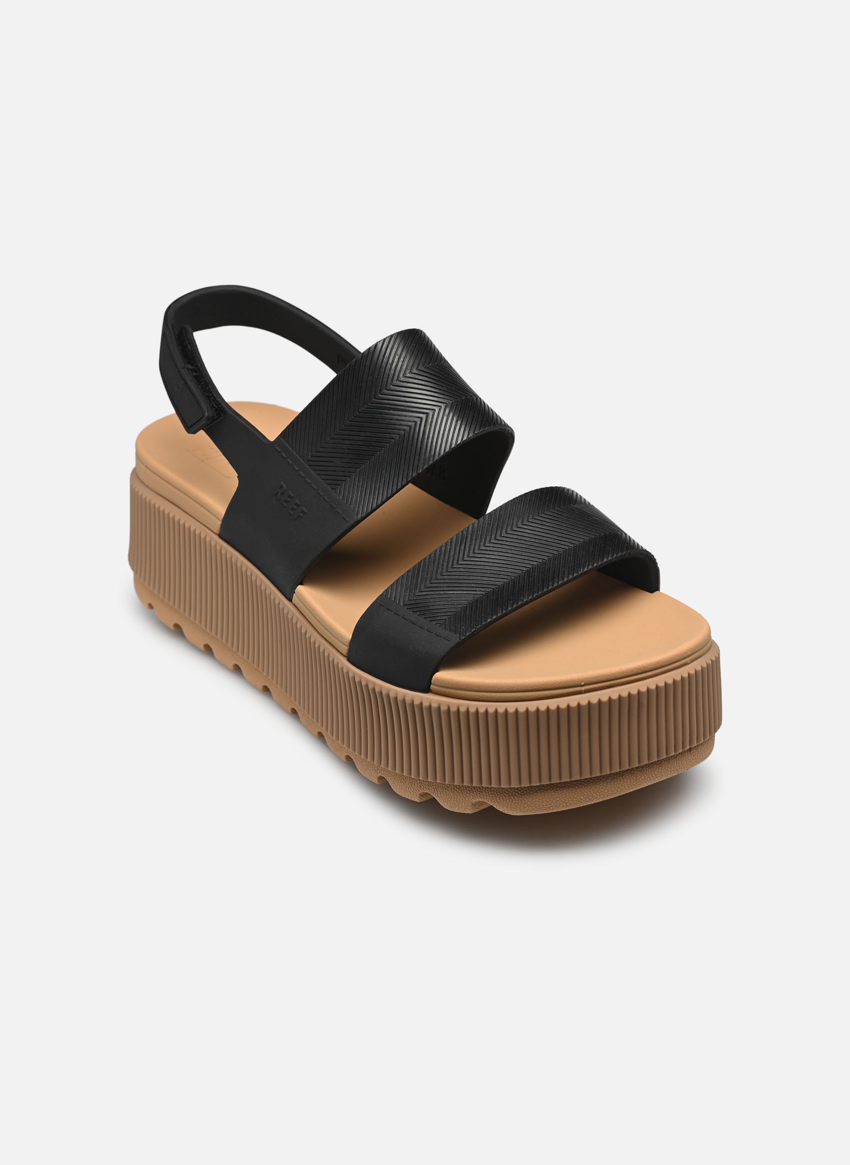 Sandali con zeppa e plateau Water Vista Higher donna nero Reef Sandali con zeppa e plateau Water Vista Higher donna nero BLACK/TAN