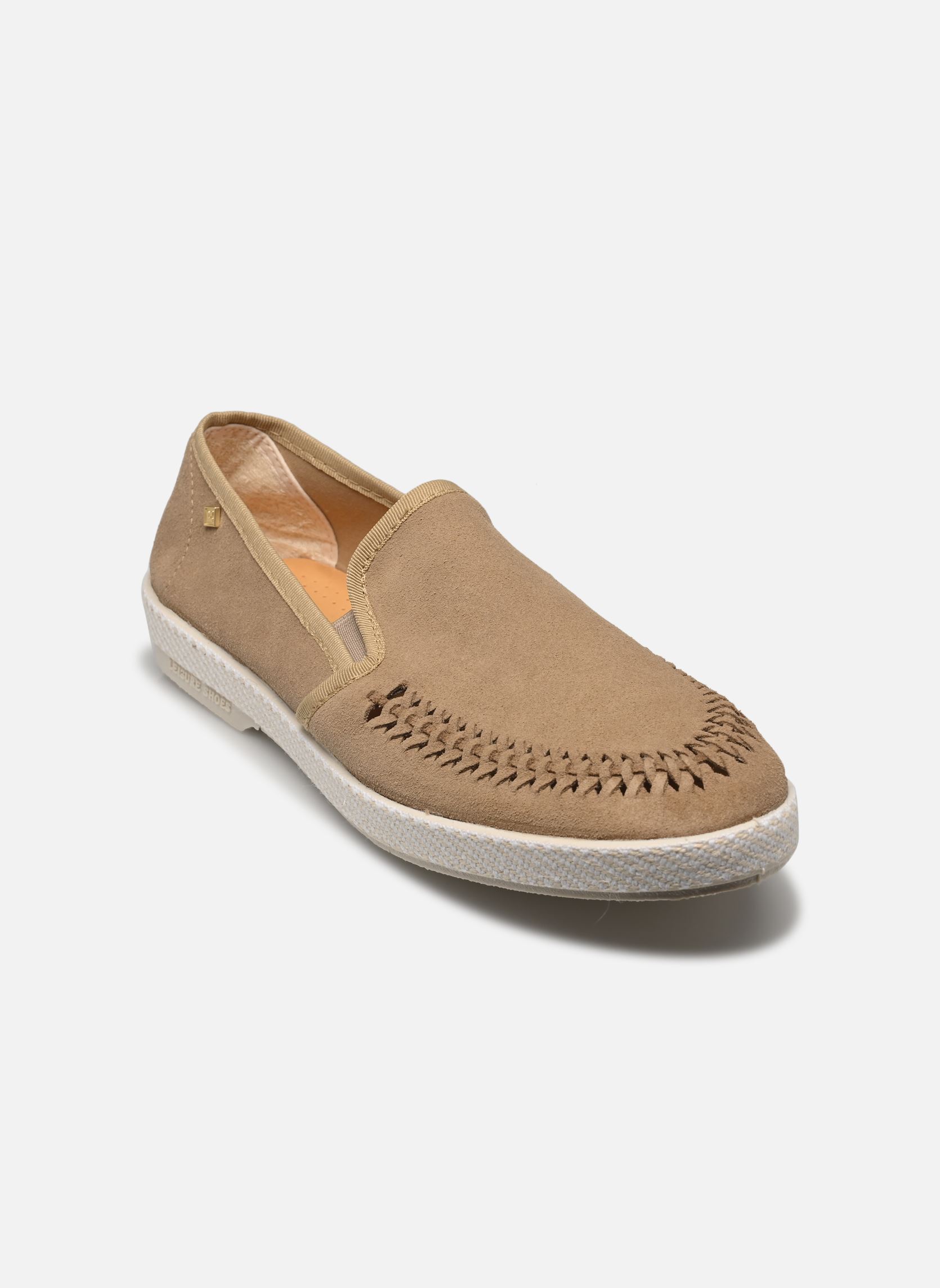 Espadrilles Suede Tresse heren beige Rivieras Espadrilles Suede Tresse heren beige Light