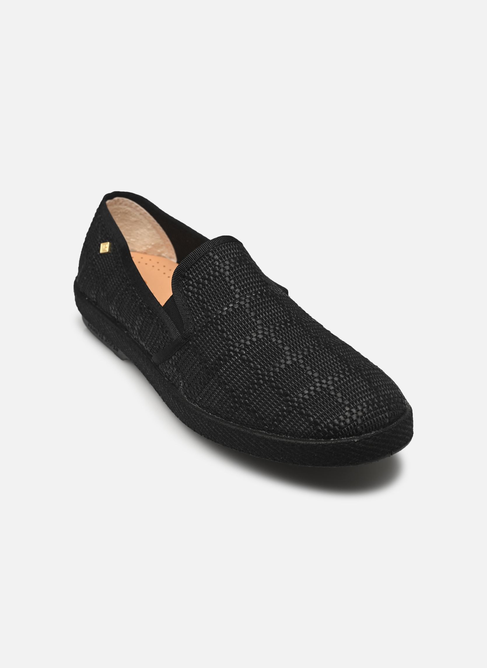Espadrilles Rafia herren schwarz Rivieras Espadrilles Rafia herren schwarz Noir