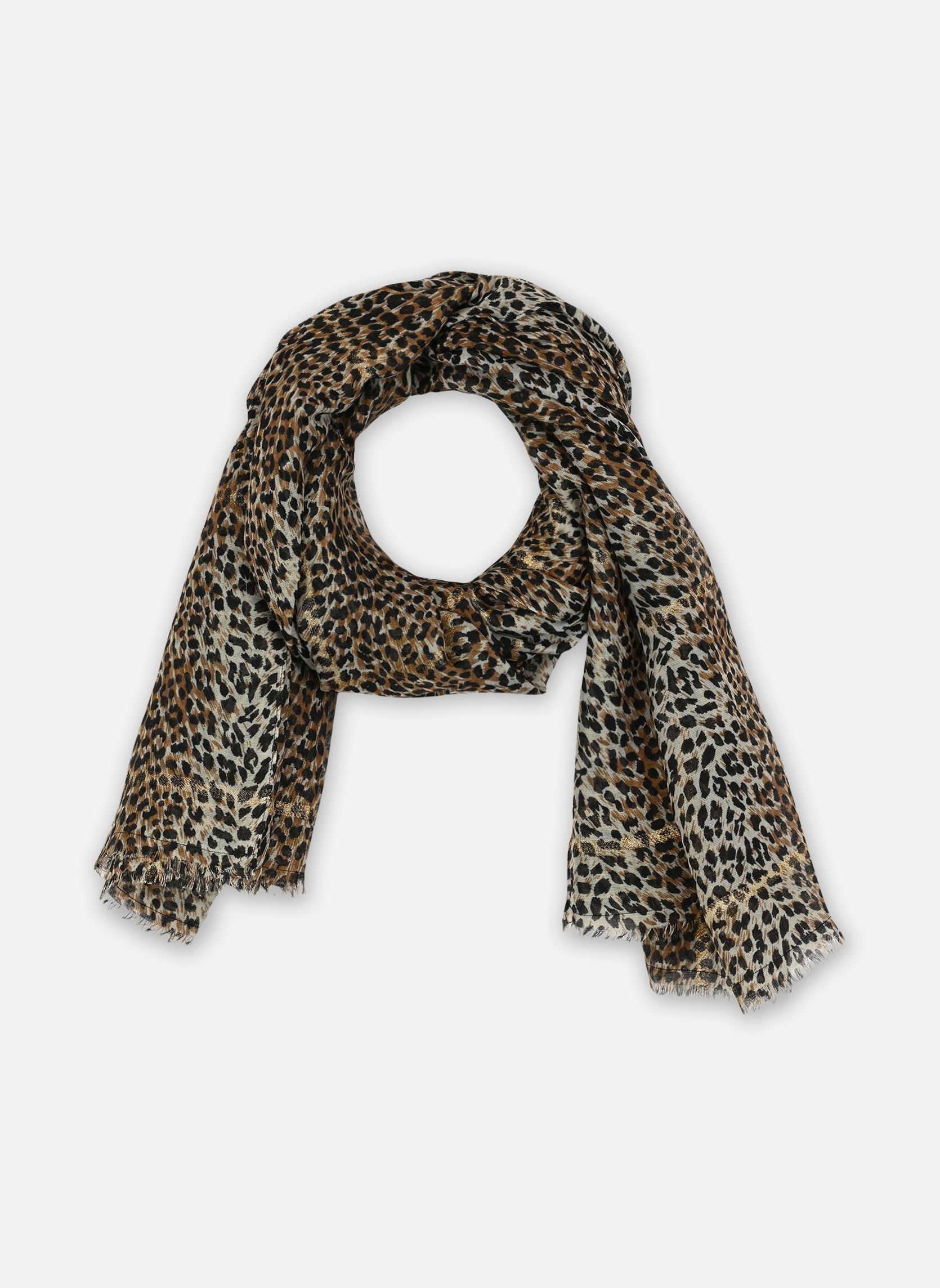 Foulards PCTASSELO LONG PRINTED SCARF BUNDLE BC femme noir Pieces Foulards PCTASSELO LONG PRINTED SCARF BUNDLE BC femme noir Black Leo