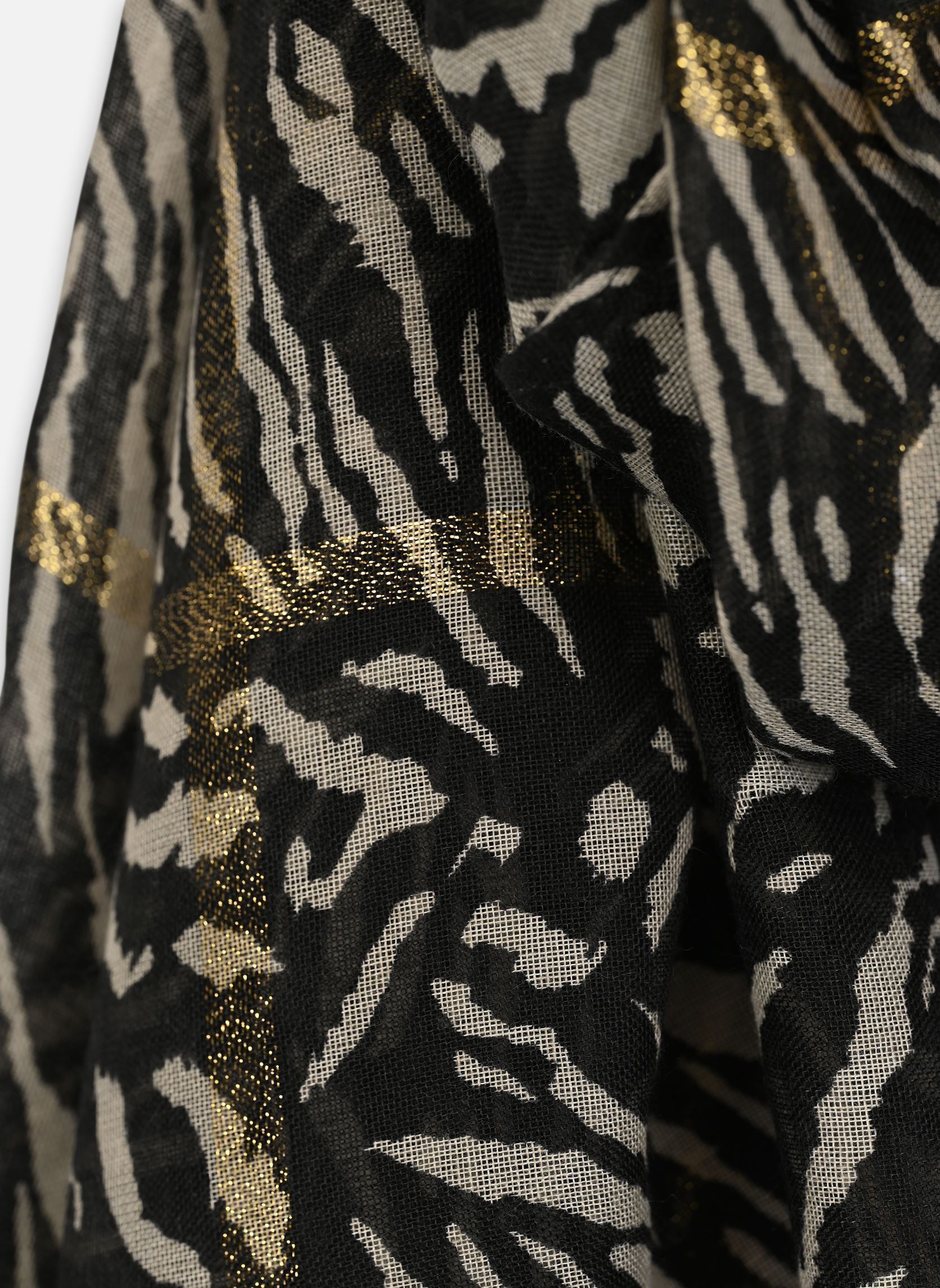 Halstücher PCTASSELO LONG PRINTED SCARF BUNDLE BC damen schwarz Pieces Halstücher PCTASSELO LONG PRINTED SCARF BUNDLE BC damen schwarz Black zebra