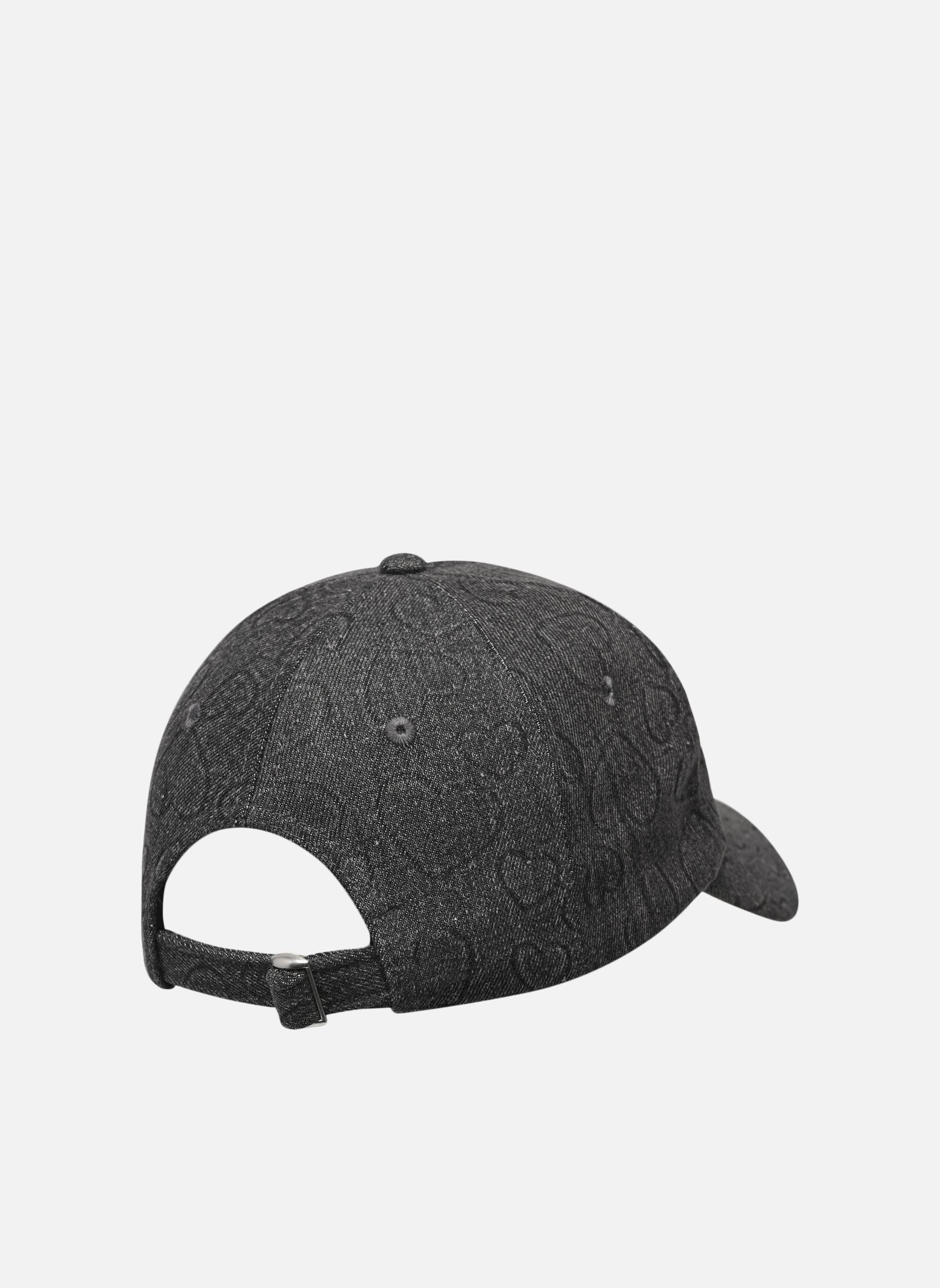 Kappen PCNAINA HEART DENIM CAP FC damen grau Pieces Kappen PCNAINA HEART DENIM CAP FC damen grau Black Denim