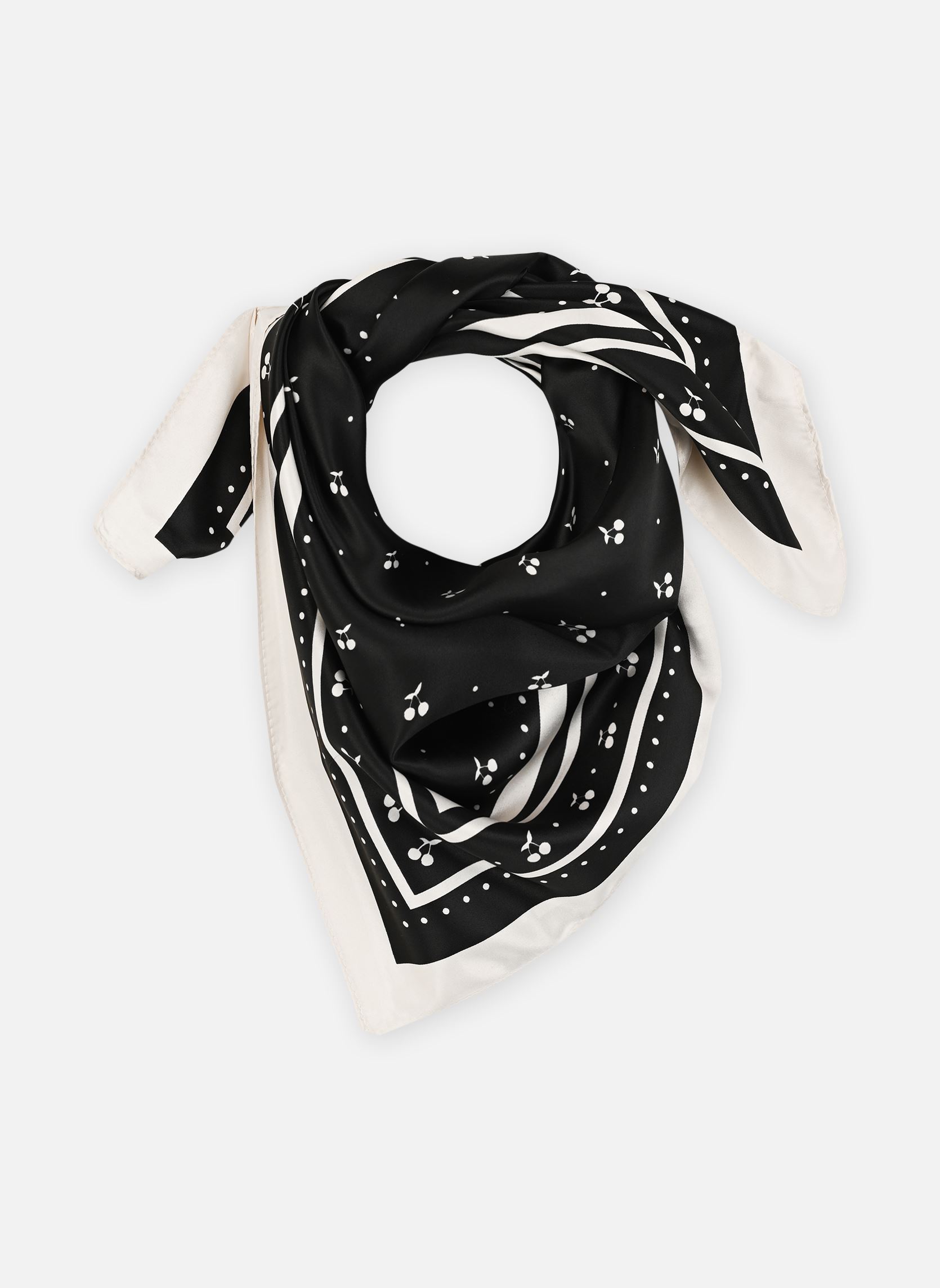 Schals PCSIMALA SQUARE SCARF MPA BC damen schwarz Pieces Schals PCSIMALA SQUARE SCARF MPA BC damen schwarz Black