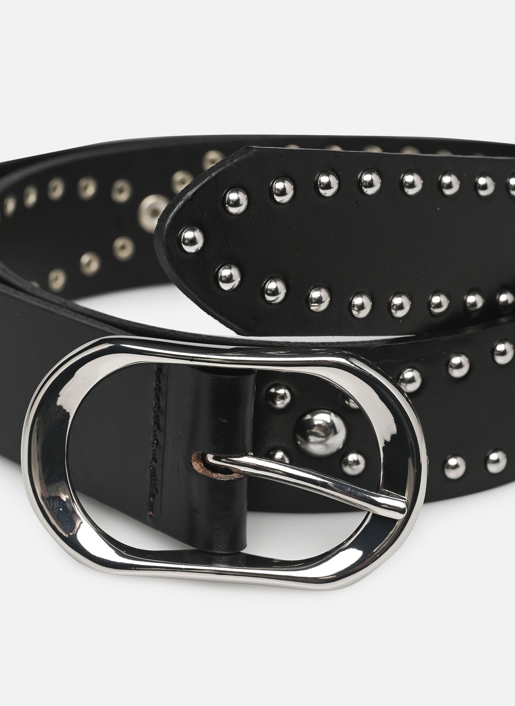 Riemen PCSJIPPA LEATHER JEANS BELT FC dames zwart Pieces Riemen PCSJIPPA LEATHER JEANS BELT FC dames zwart Black