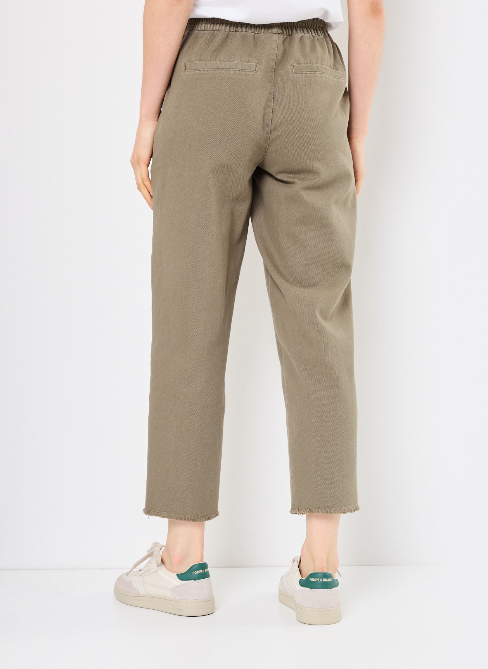 Pantalons droit PCSALLY HW ANKLE PANTS WVN FC femme vert Pieces Pantalons droit PCSALLY HW ANKLE PANTS WVN FC femme vert Kalamata