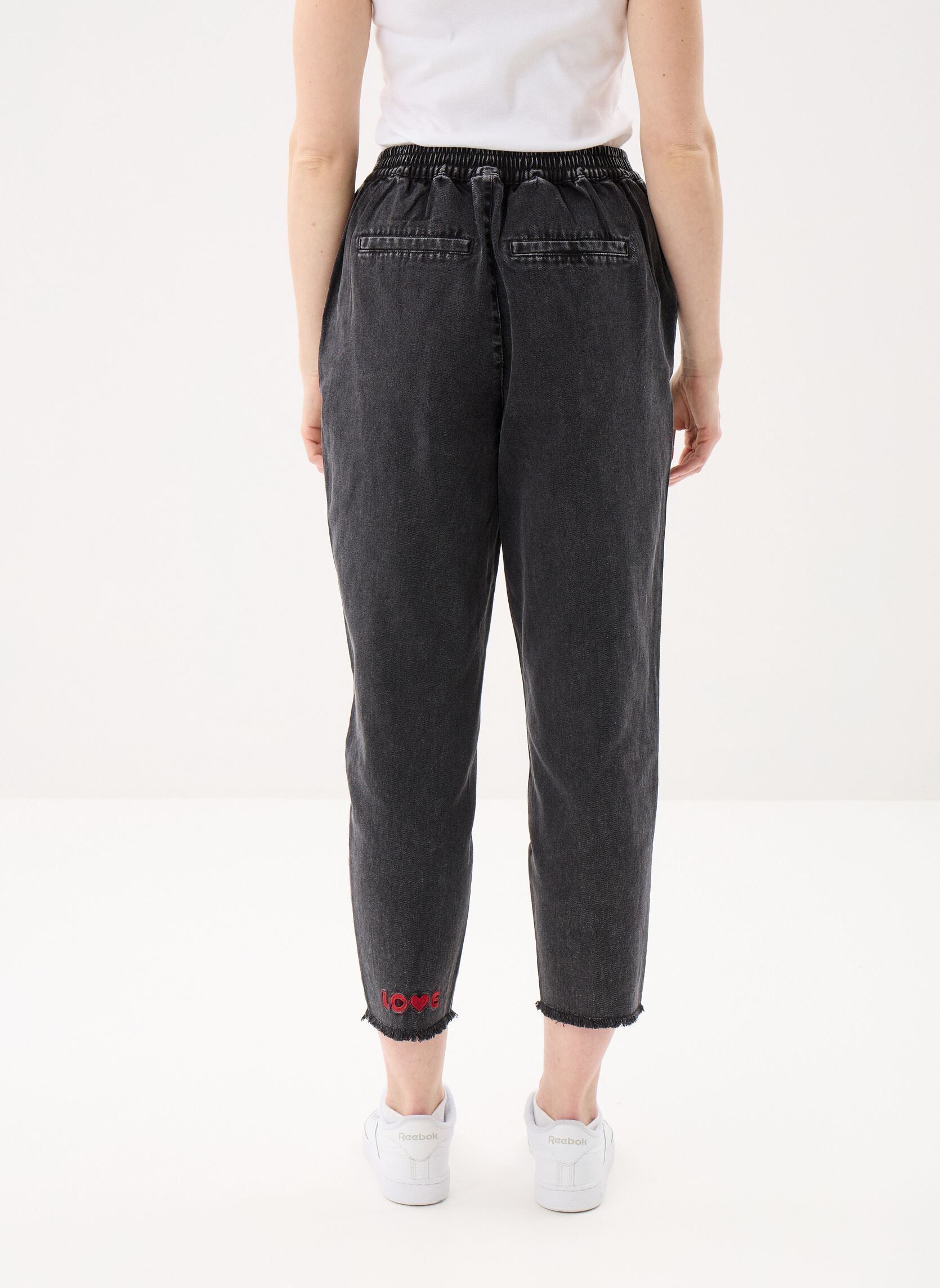 Straight Leg Hosen PCSALLY HW ANKLE PANTS WVN FC damen schwarz Pieces Straight Leg Hosen PCSALLY HW ANKLE PANTS WVN FC damen schwarz Black