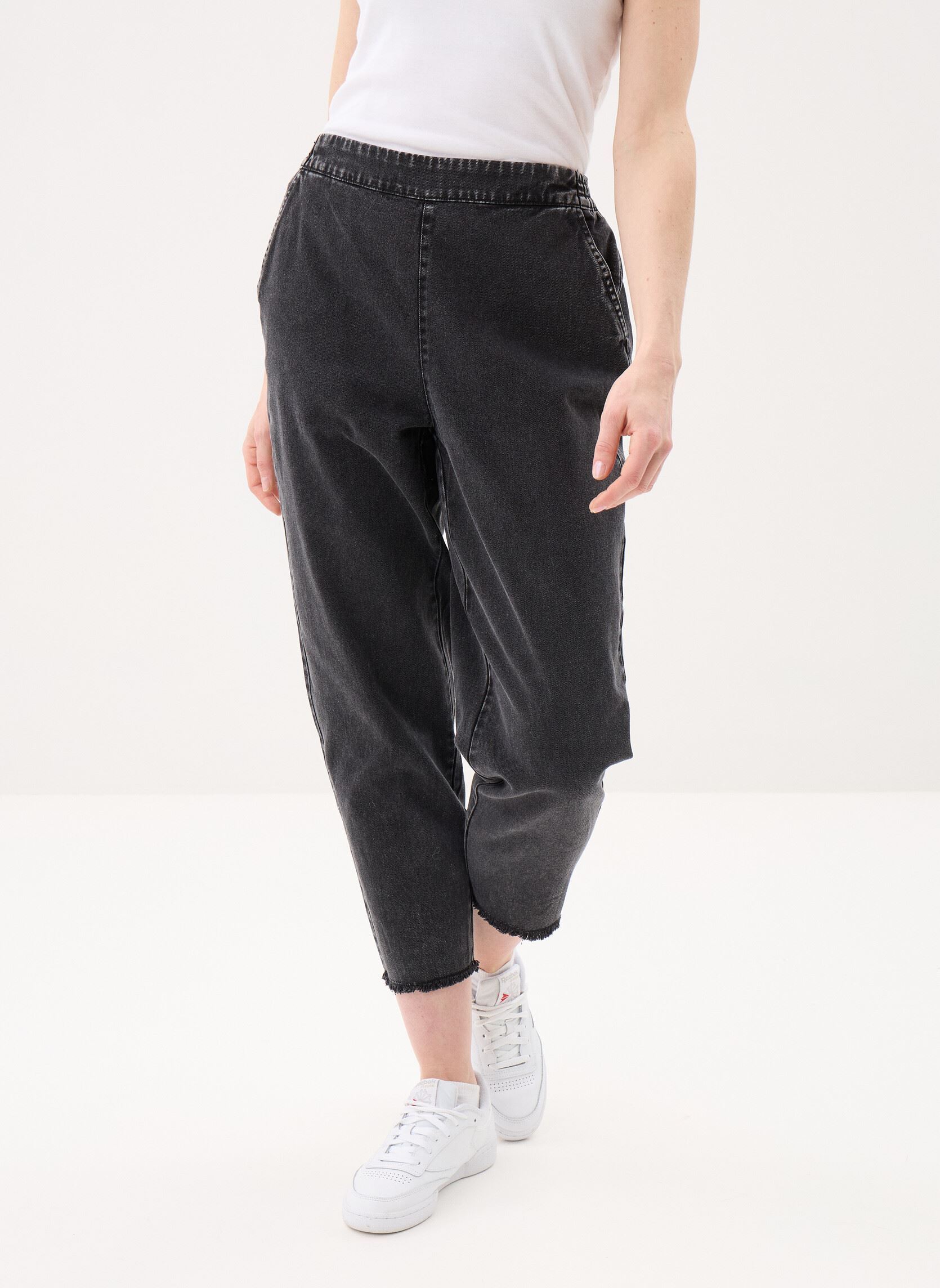 Straight Leg Hosen PCSALLY HW ANKLE PANTS WVN FC damen schwarz Pieces Straight Leg Hosen PCSALLY HW ANKLE PANTS WVN FC damen schwarz Black