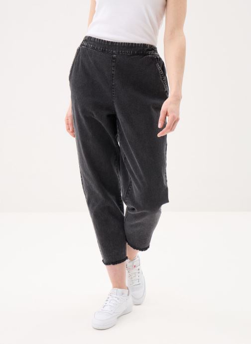 Pieces Rechte broeken PCSALLY HW ANKLE PANTS WVN FC dames zwart