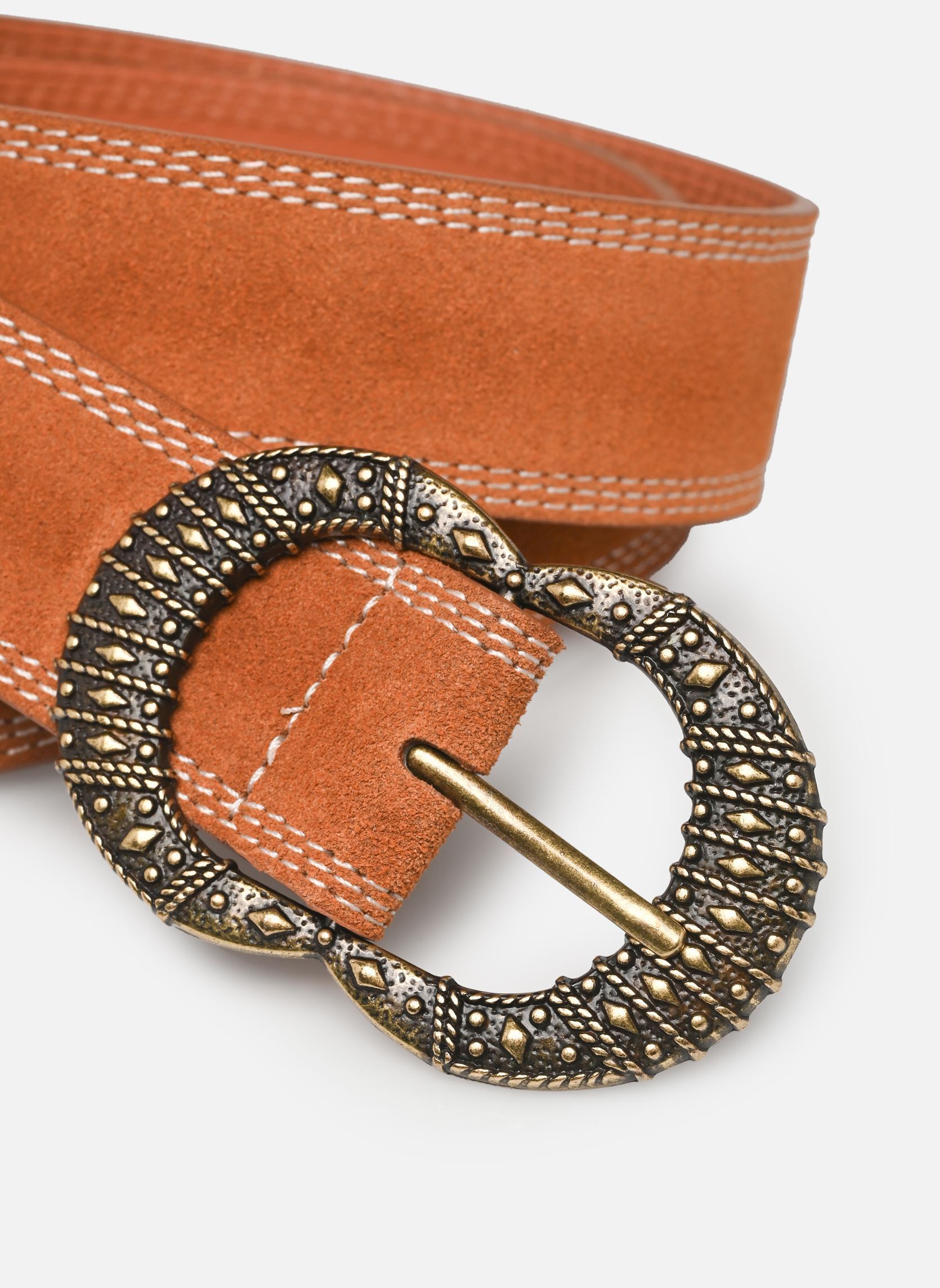 Ceintures PCSIMONE SUEDE JEANS BELT FC femme marron Pieces Ceintures PCSIMONE SUEDE JEANS BELT FC femme marron Whiskey Brown