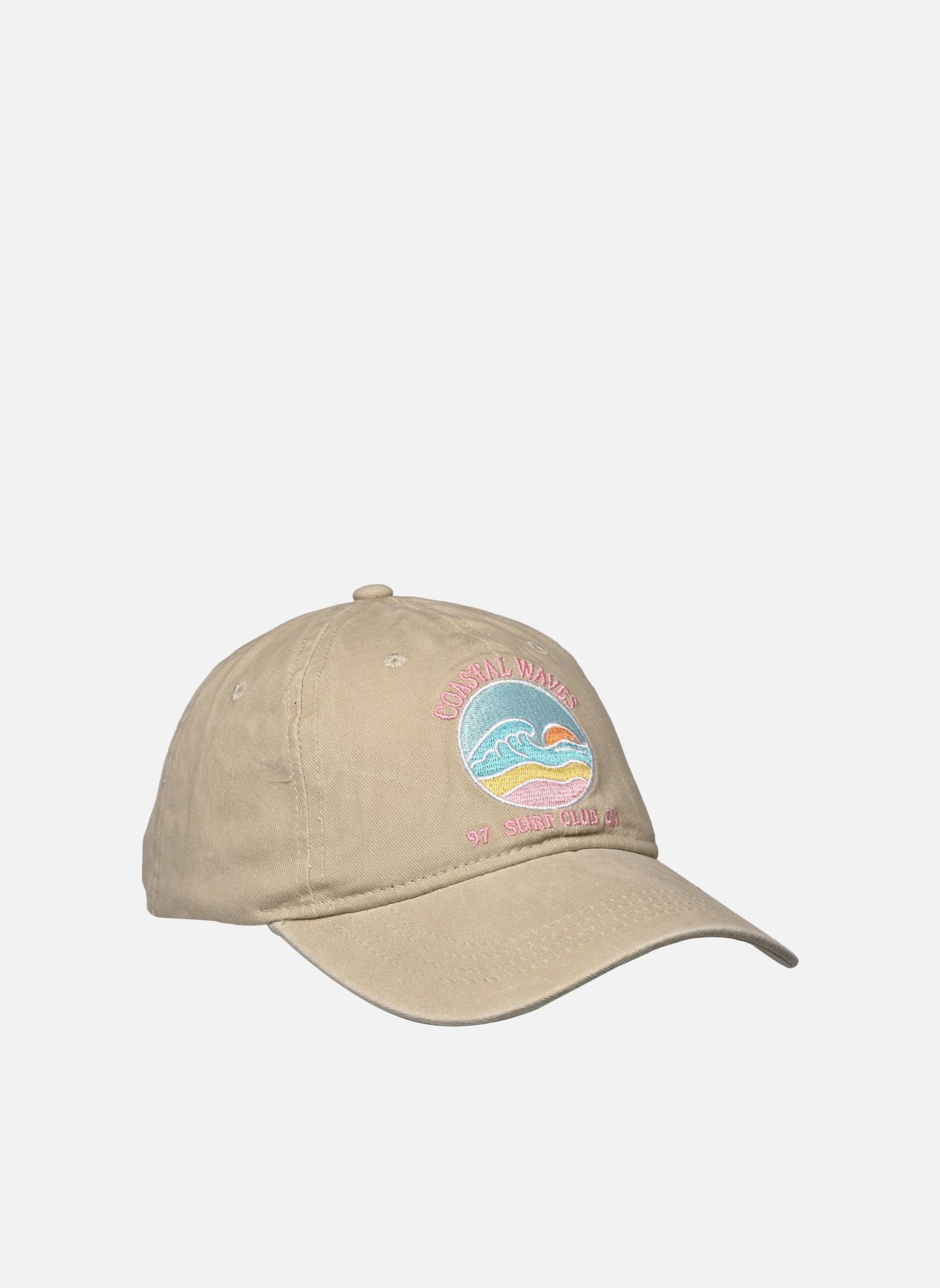 Petten PCLIHILDA CAP BOX dames beige Pieces Petten PCLIHILDA CAP BOX dames beige Sandshell