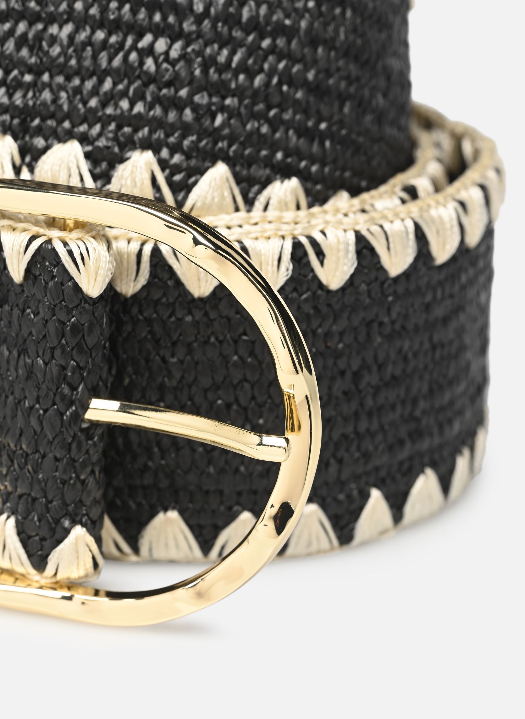 Gürtel PCLYDIA CONTRAST WAIST BELT damen schwarz Pieces Gürtel PCLYDIA CONTRAST WAIST BELT damen schwarz Black