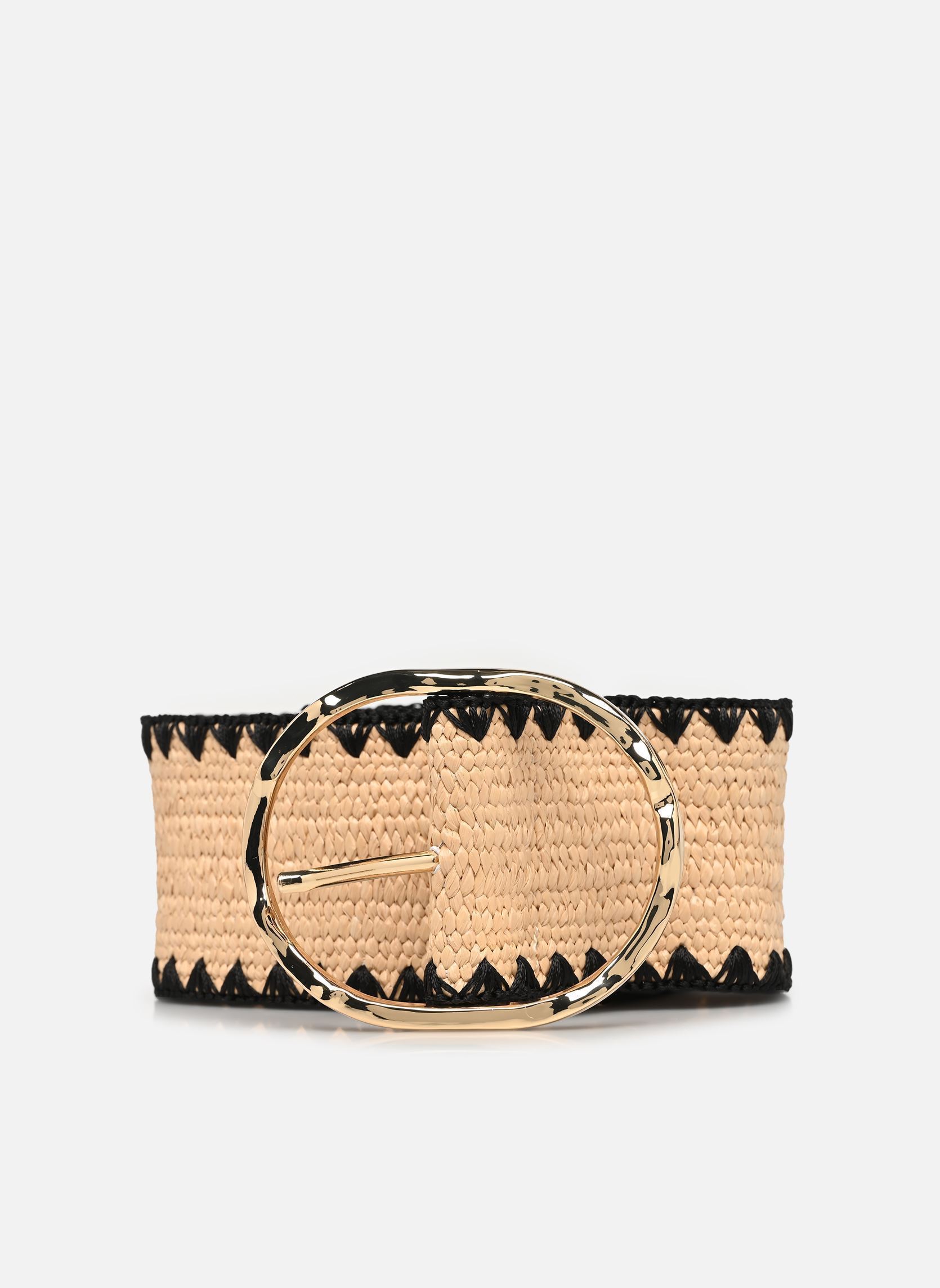 Ceintures PCLYDIA CONTRAST WAIST BELT femme beige Pieces Ceintures PCLYDIA CONTRAST WAIST BELT femme beige Nature