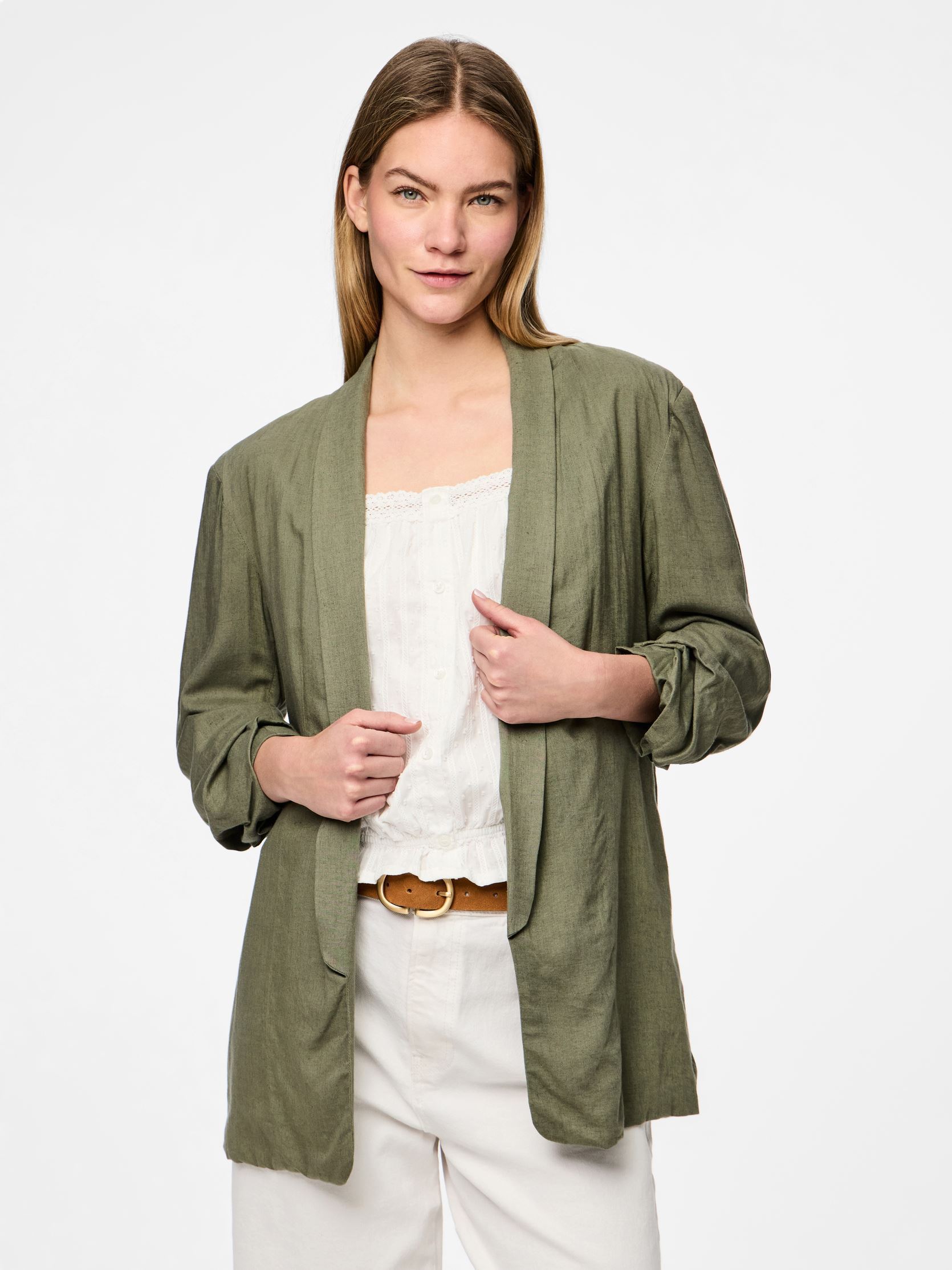 Blazer PCPIA BOSELLA BLAZER WVN NOOS damen grün Pieces Blazer PCPIA BOSELLA BLAZER WVN NOOS damen grün Deep Lichen Green