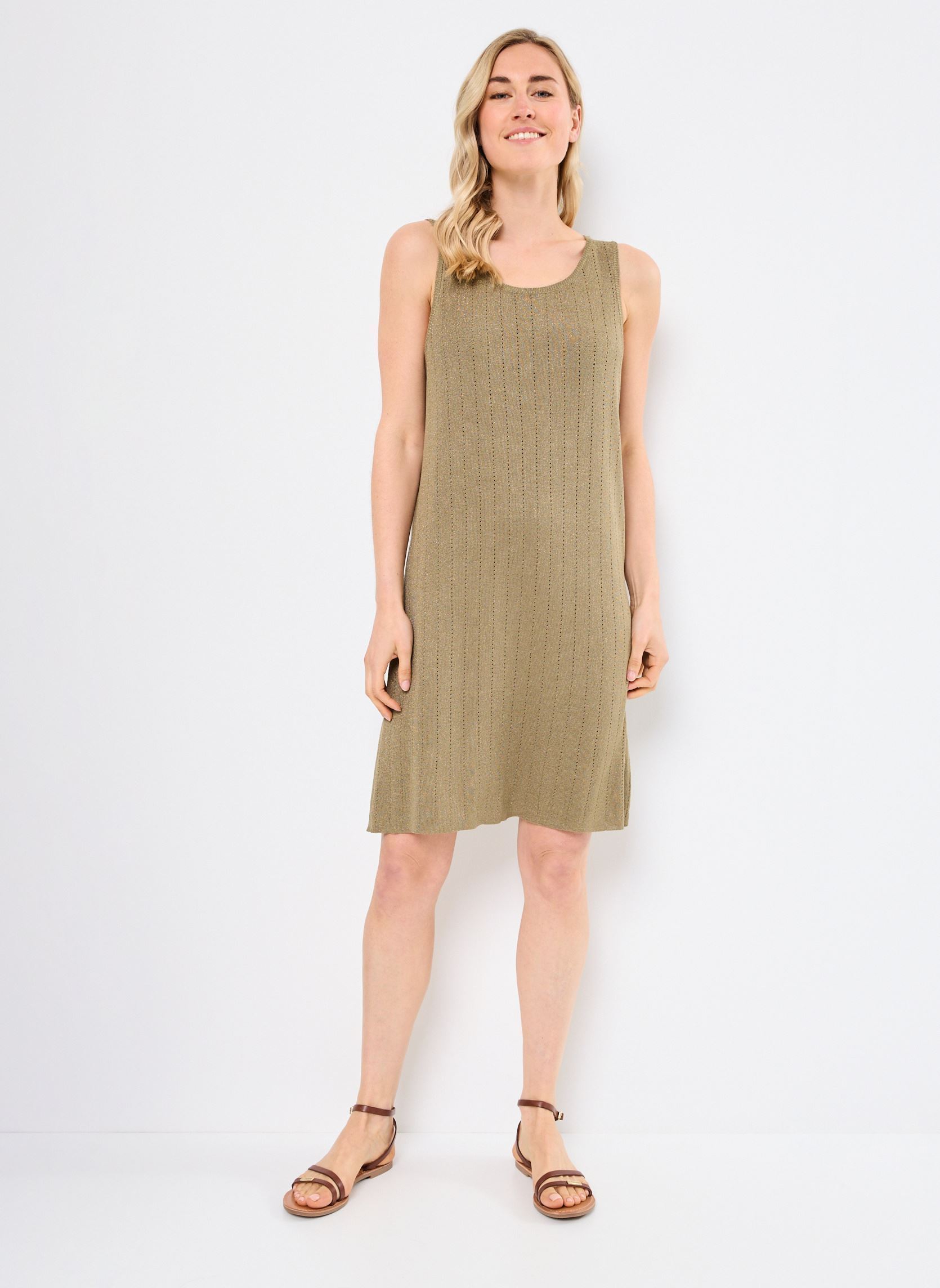 Abiti PCSALIMA SL O-NECK KNIT DRESS BC donna beige Pieces Abiti PCSALIMA SL O-NECK KNIT DRESS BC donna beige Mermaid