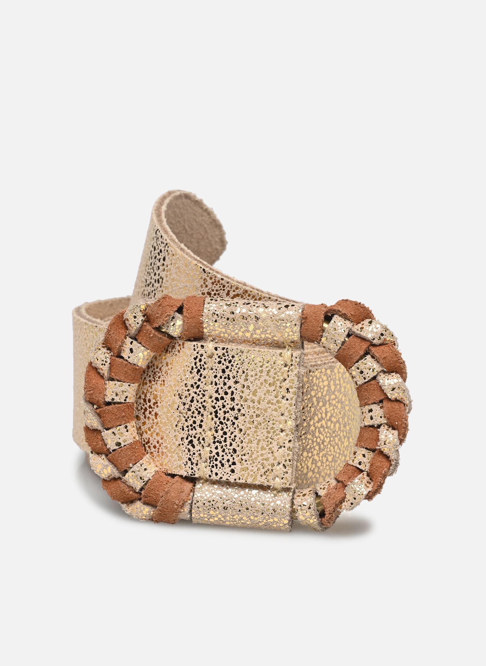 Ceintures PCTJANA LEATHER JEANS BELT FC femme or et bronze Pieces Ceintures PCTJANA LEATHER JEANS BELT FC femme or et bronze Gold Colour