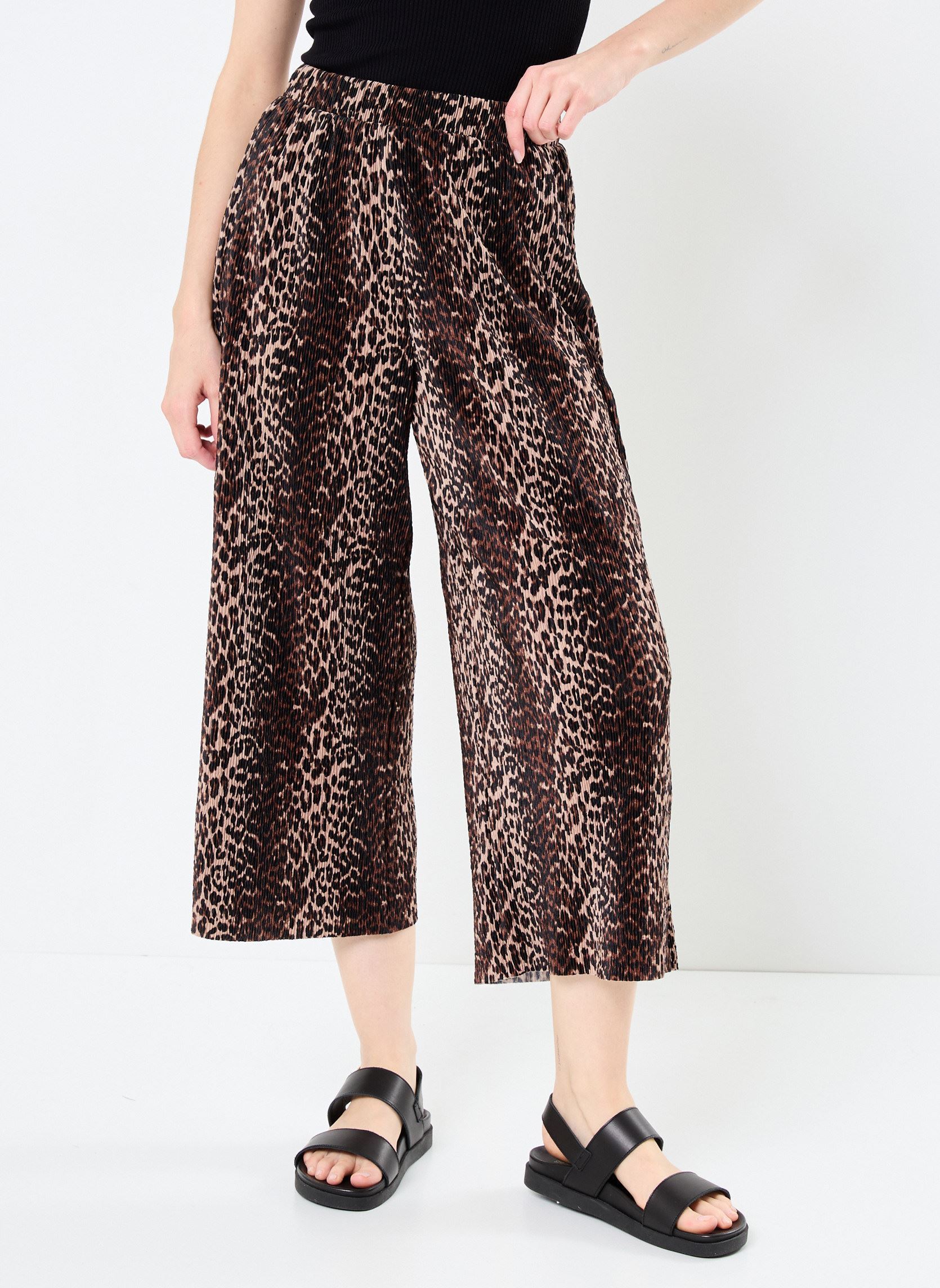 Pantalons larges PCFLORA HW CULOTTE JRS BC femme noir Pieces Pantalons larges PCFLORA HW CULOTTE JRS BC femme noir Black