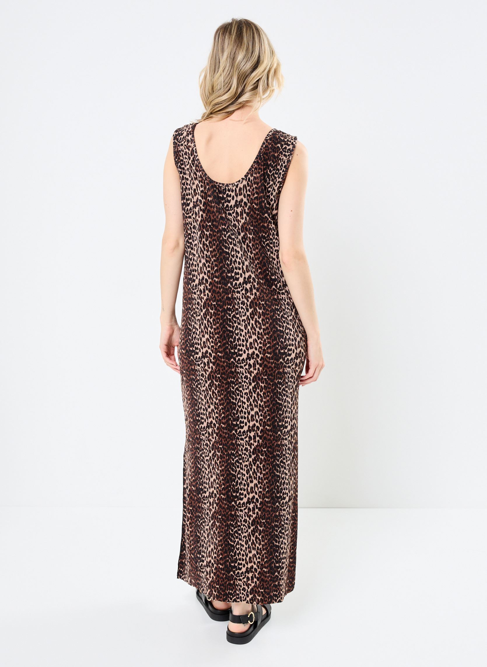 Vestiti lunghi PCFLORA SL MAXI DRESS JRS BC donna nero Pieces Vestiti lunghi PCFLORA SL MAXI DRESS JRS BC donna nero Black