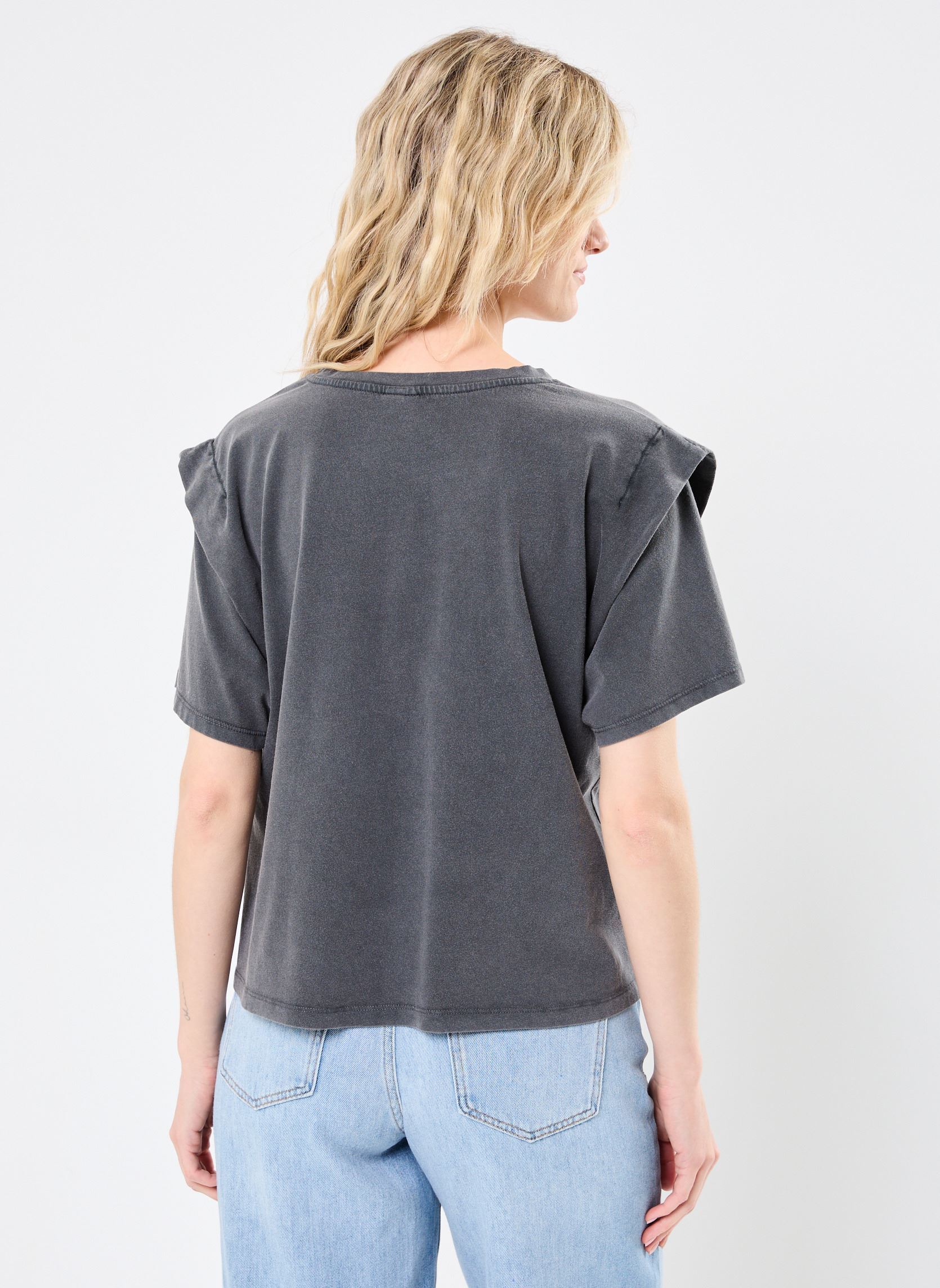 Tee-shirts manches courtes PCSUNNAR SS TEE JRS FC BC femme noir Pieces Tee-shirts manches courtes PCSUNNAR SS TEE JRS FC BC femme noir Black
