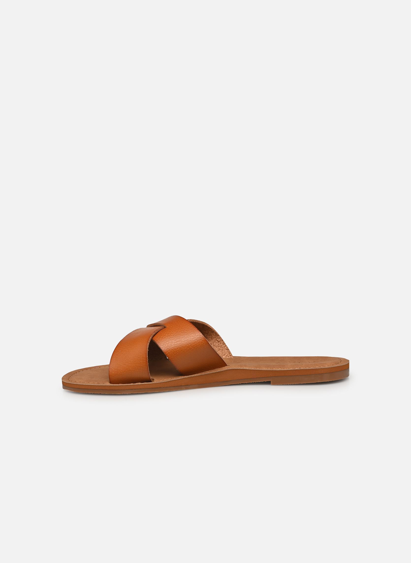 Platte sandalen ANDREYA dames bruin Roxy Platte sandalen ANDREYA dames bruin Tan
