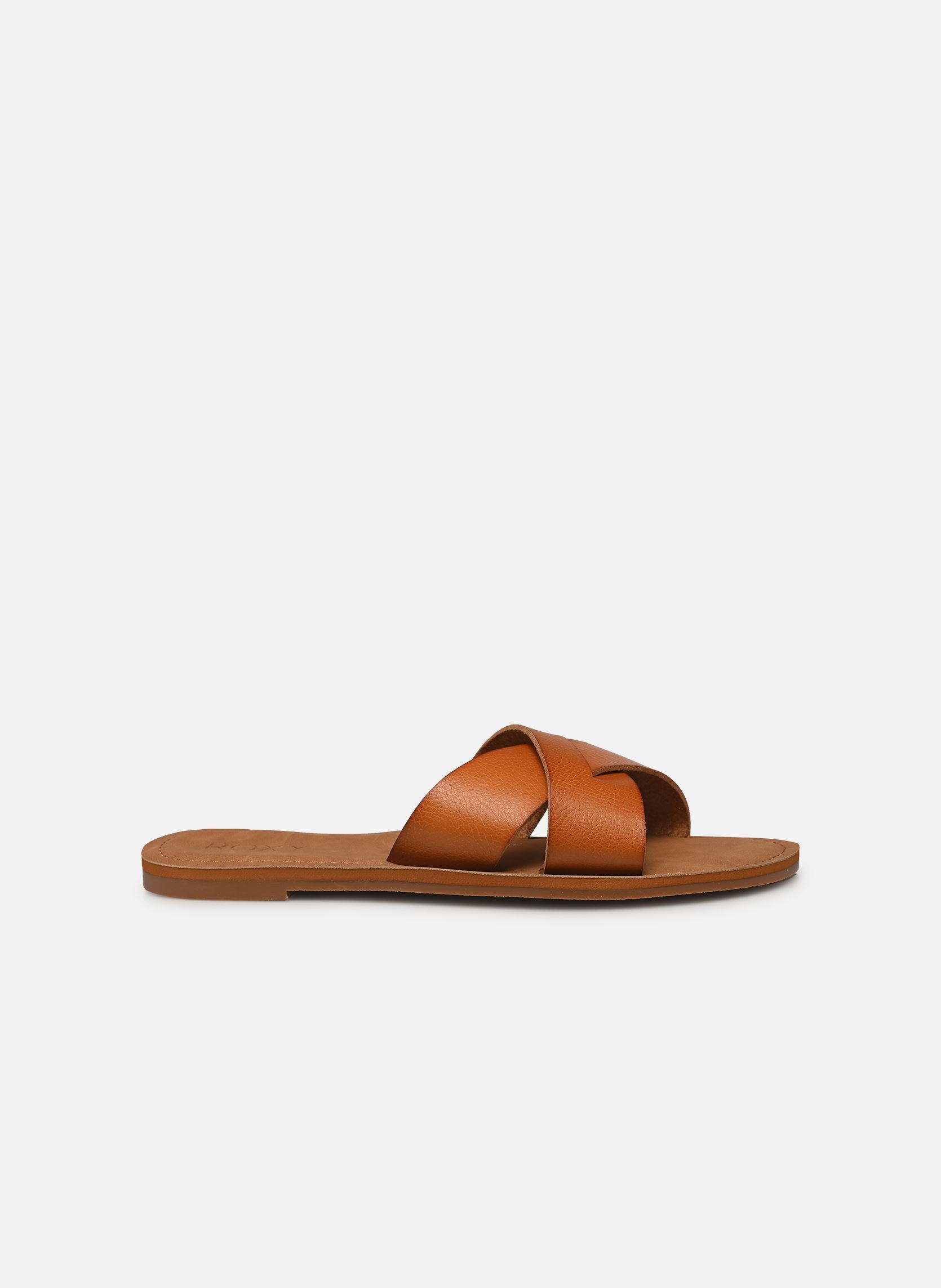 Platte sandalen ANDREYA dames bruin Roxy Platte sandalen ANDREYA dames bruin Tan