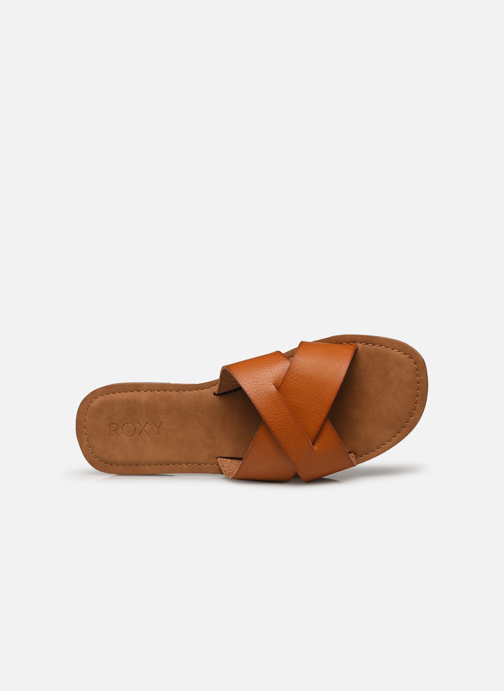 Platte sandalen ANDREYA dames bruin Roxy Platte sandalen ANDREYA dames bruin Tan