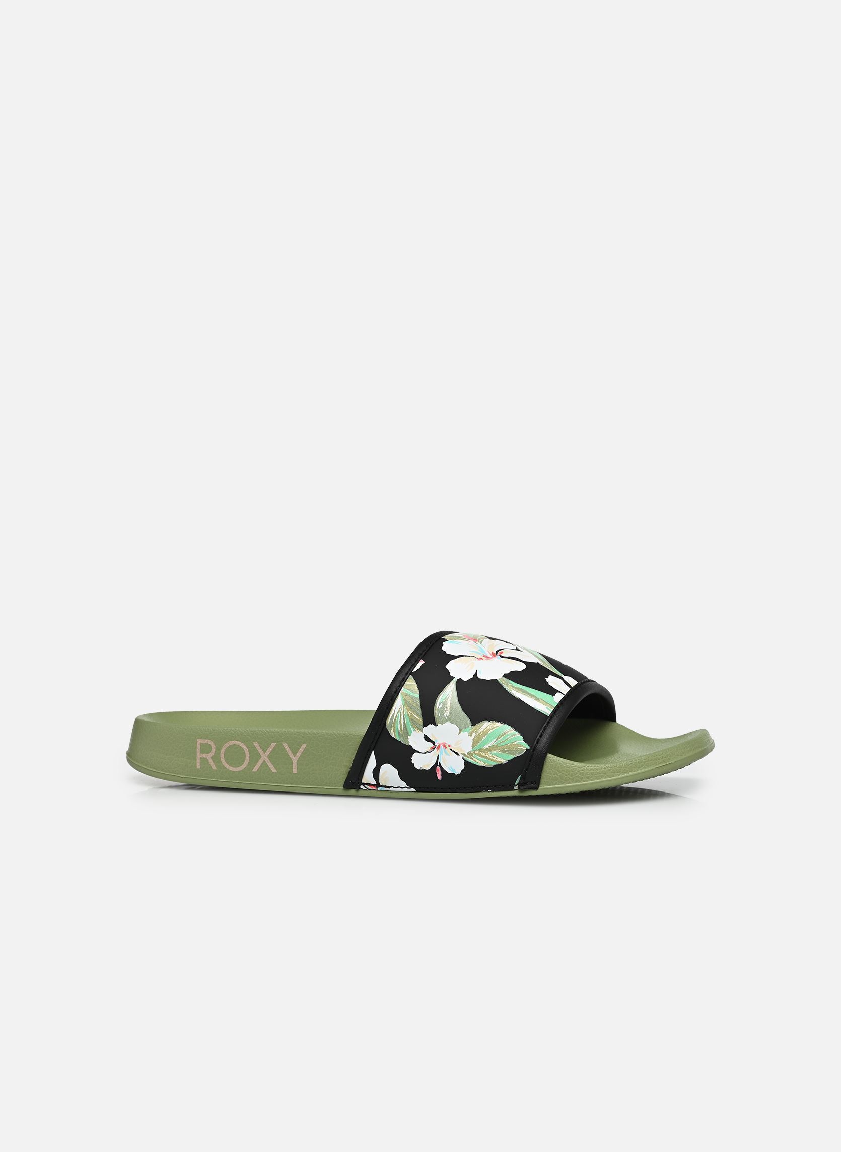 Pantoletten SLIPPY IV damen grün Roxy Pantoletten SLIPPY IV damen grün Oil Green