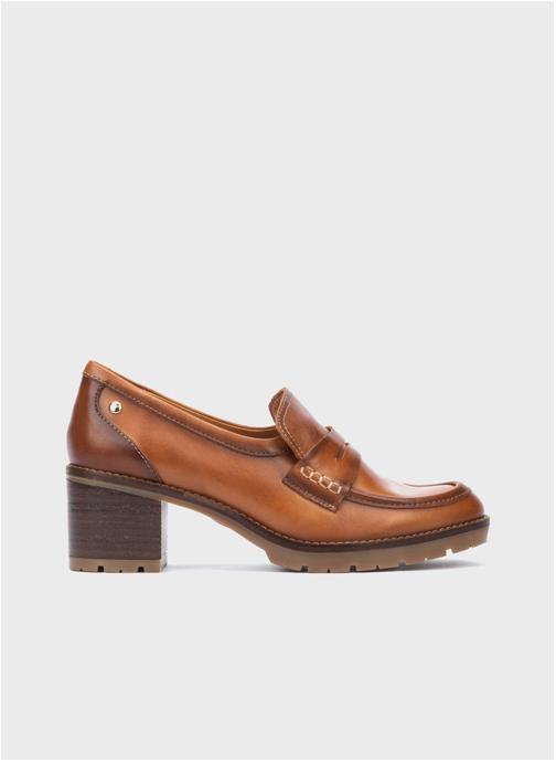Pikolinos Escarpins Chaussures à talon cuir LLANES femme marron