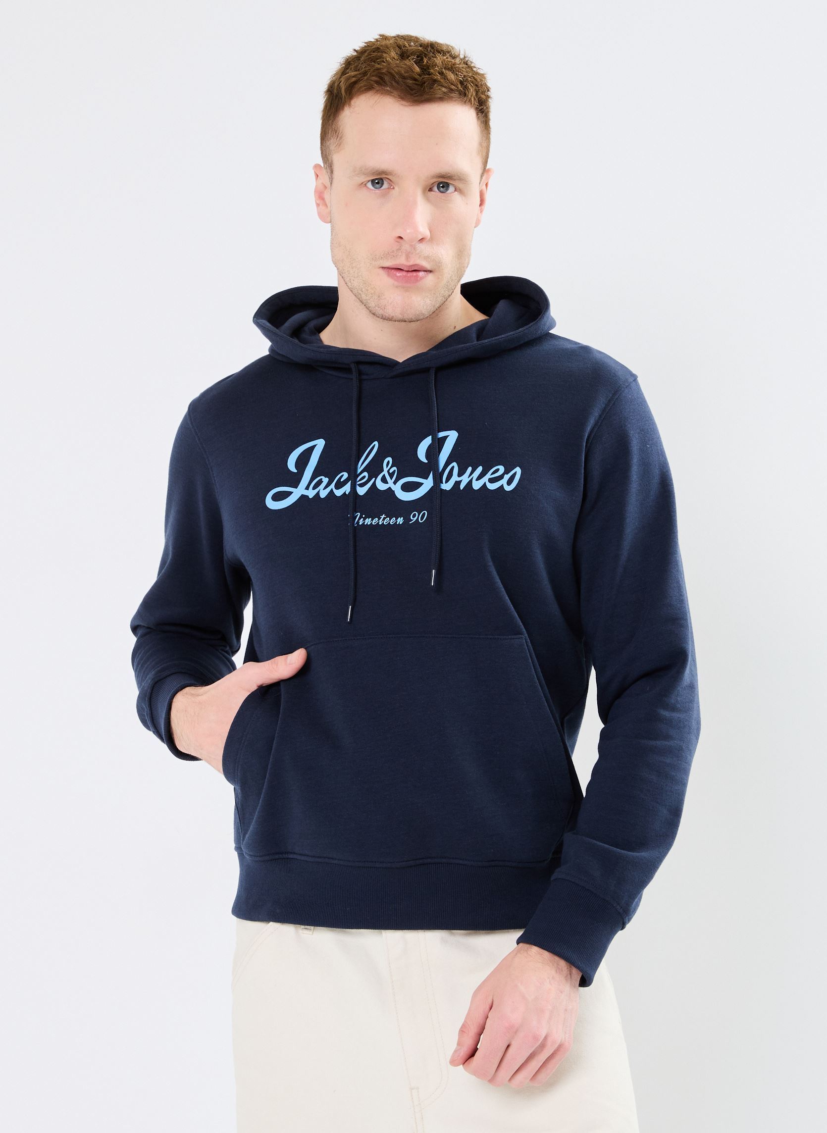 Pull Jack & Jones Jor Time Sweat Hood EU - vue 2