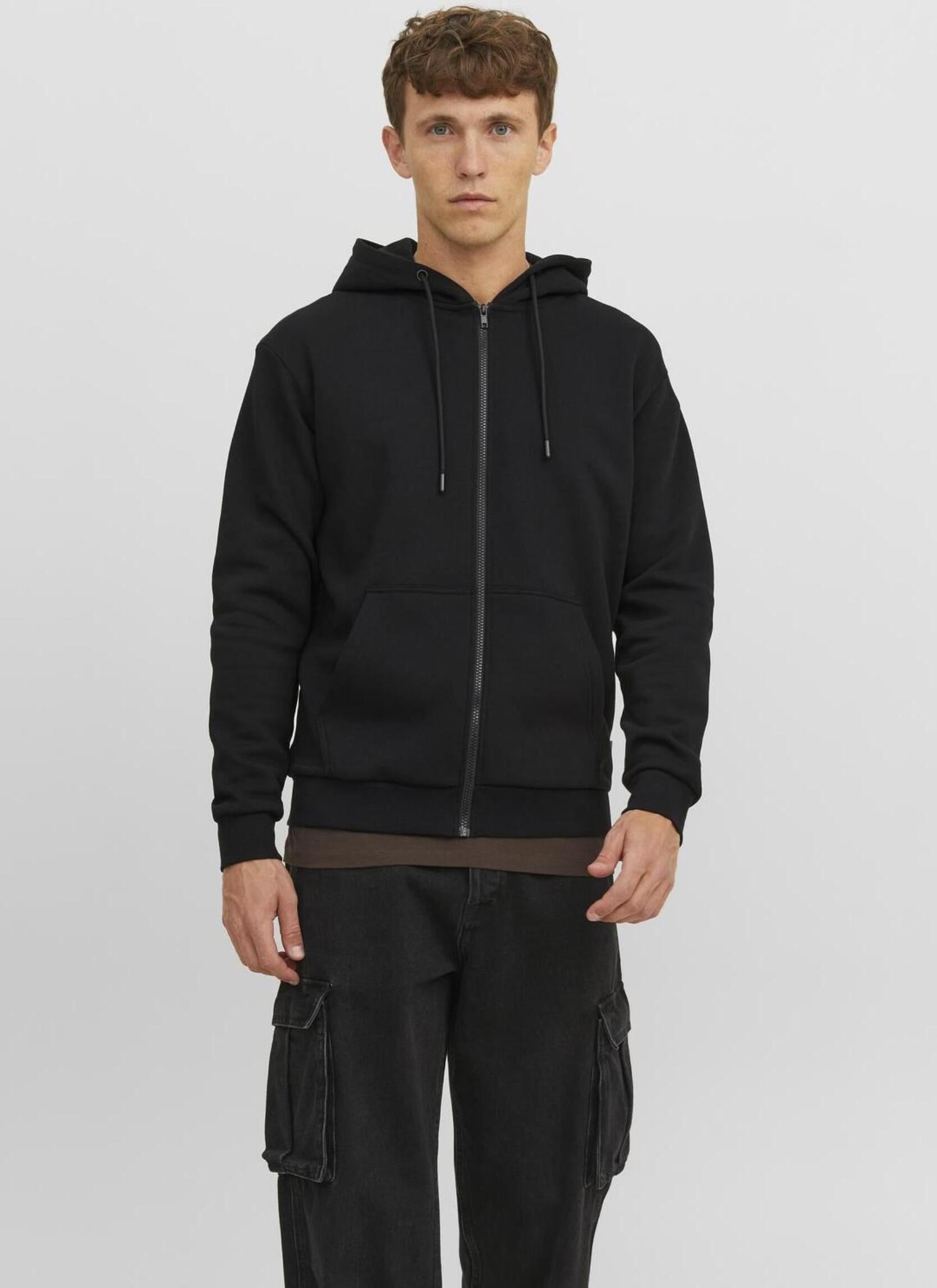 Vêtements Jack & Jones JJEBRADLEY SWEAT ZIP HOOD NOOS pour  Accessoires