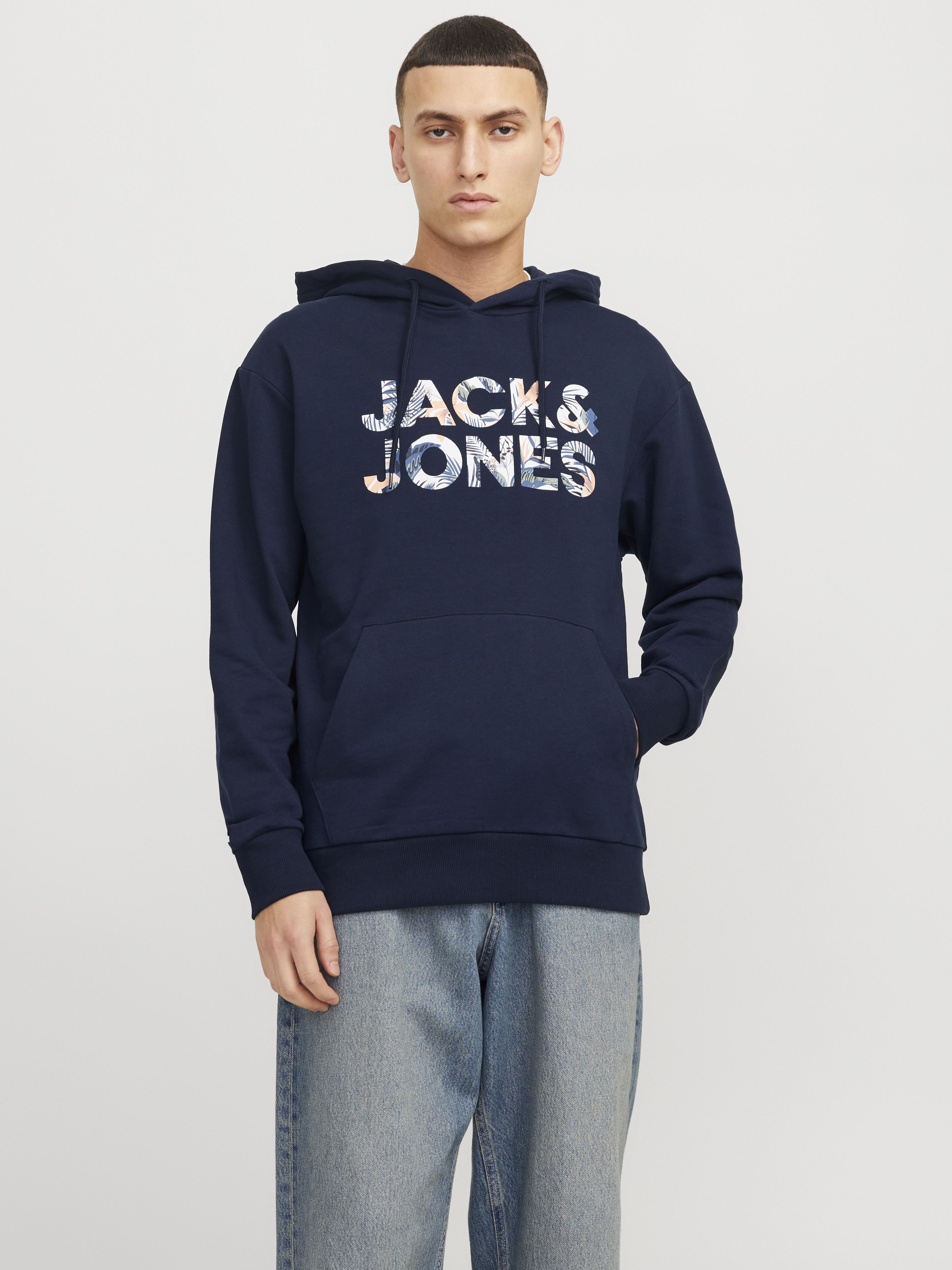 Vêtements Jack & Jones JJEBRYAN CORP LOGO SWEAT HOOD NOOS pour  Accessoires