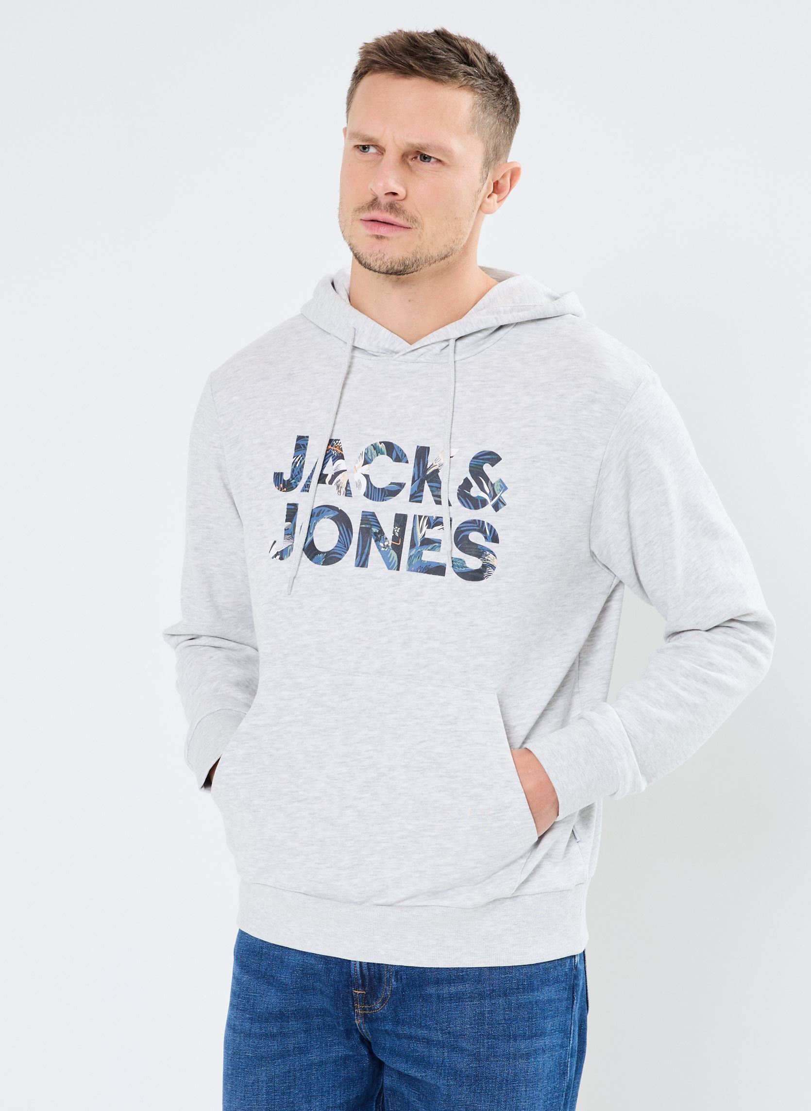 Vêtements Jack & Jones JJEBRYAN CORP LOGO SWEAT HOOD NOOS pour  Accessoires