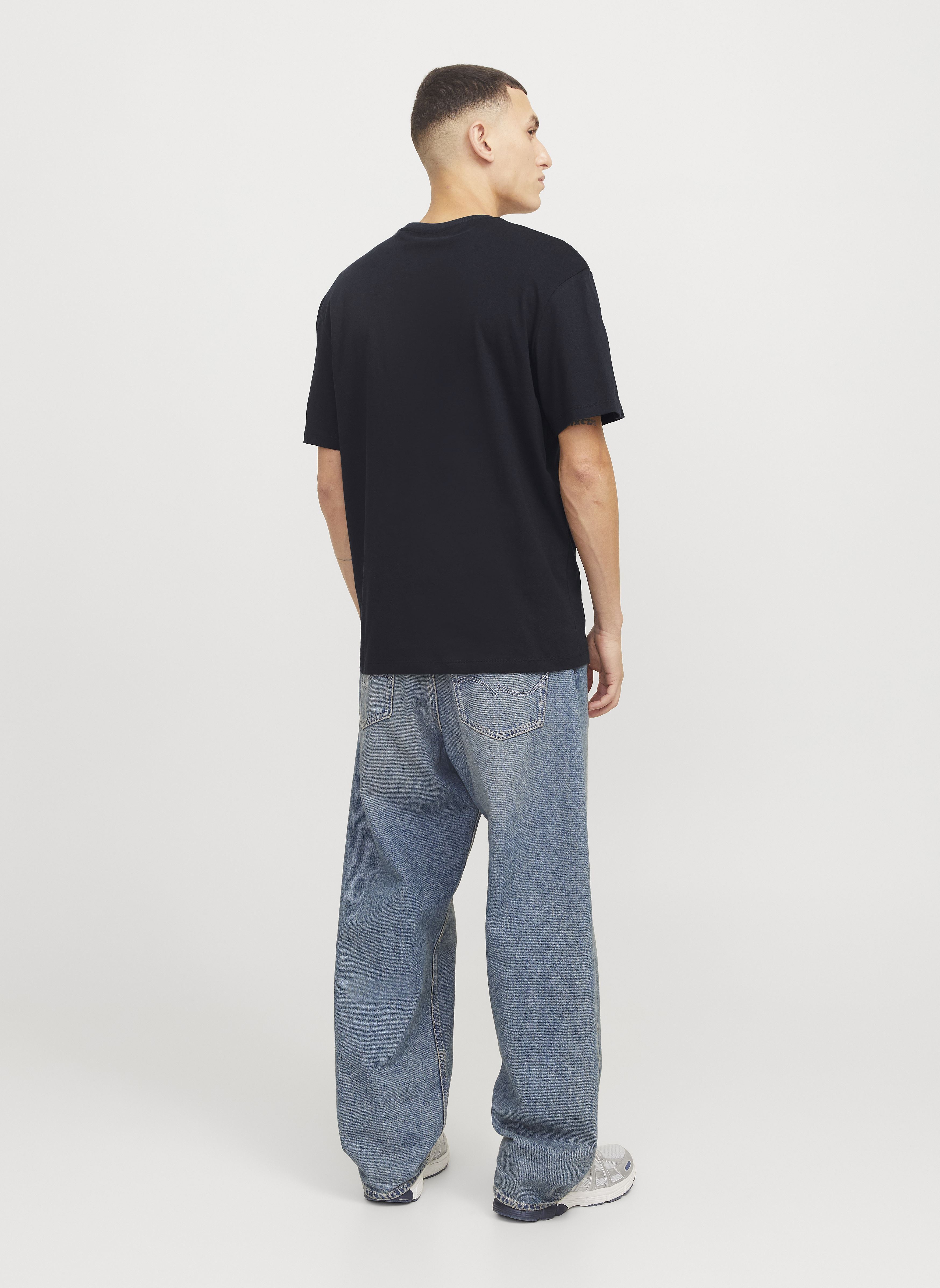 Kurzarm-T-Shirts JJEBRYAN CORP LOGO TEE SS O-NECK NOOS herren schwarz Jack & Jones Kurzarm-T-Shirts JJEBRYAN CORP LOGO TEE SS O-NECK NOOS herren schwarz BLACK