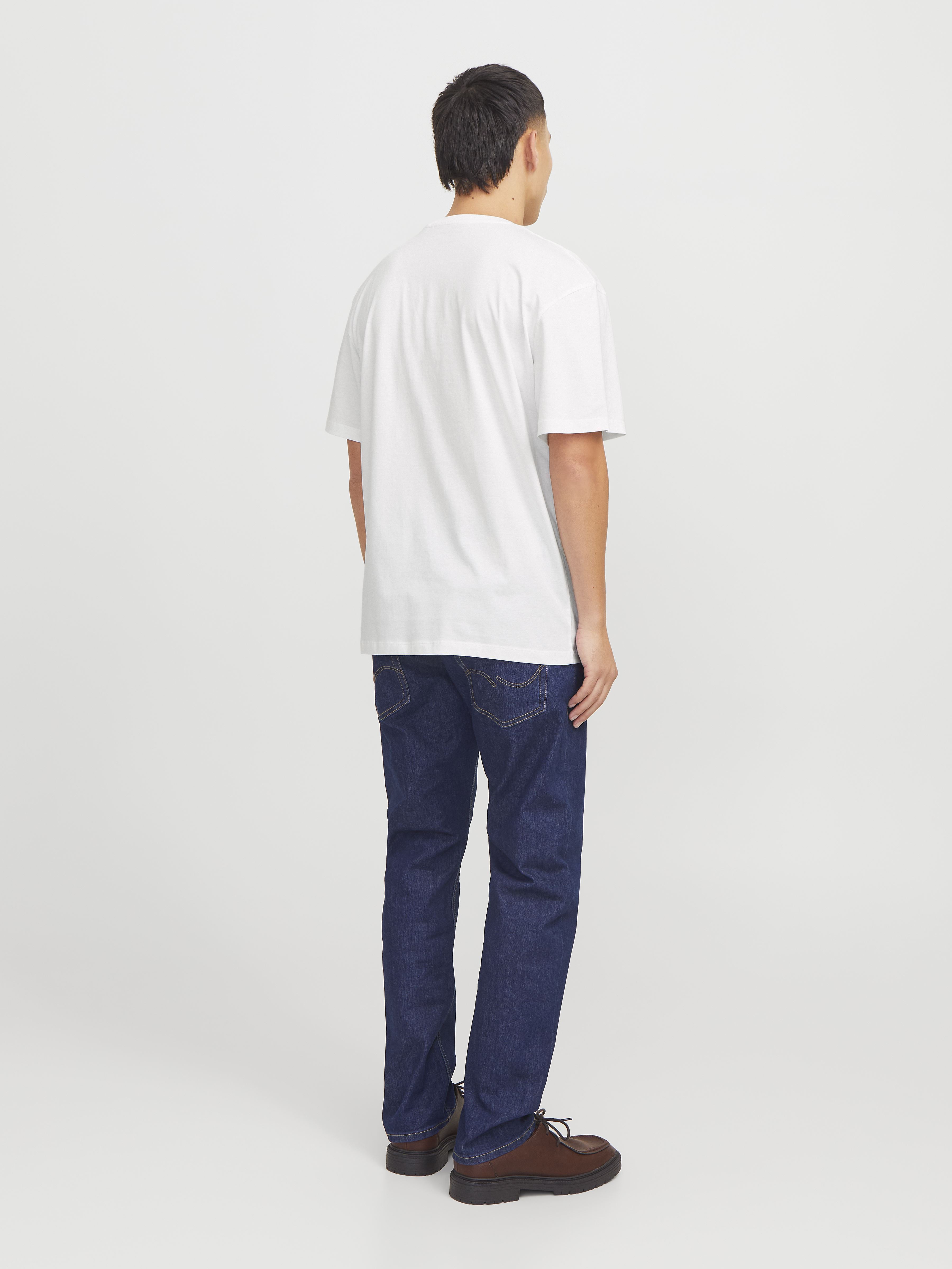 Tee-shirts manches courtes JJEBRYAN CORP LOGO TEE SS O-NECK NOOS homme blanc Jack & Jones Tee-shirts manches courtes JJEBRYAN CORP LOGO TEE SS O-NECK NOOS homme blanc WHITE