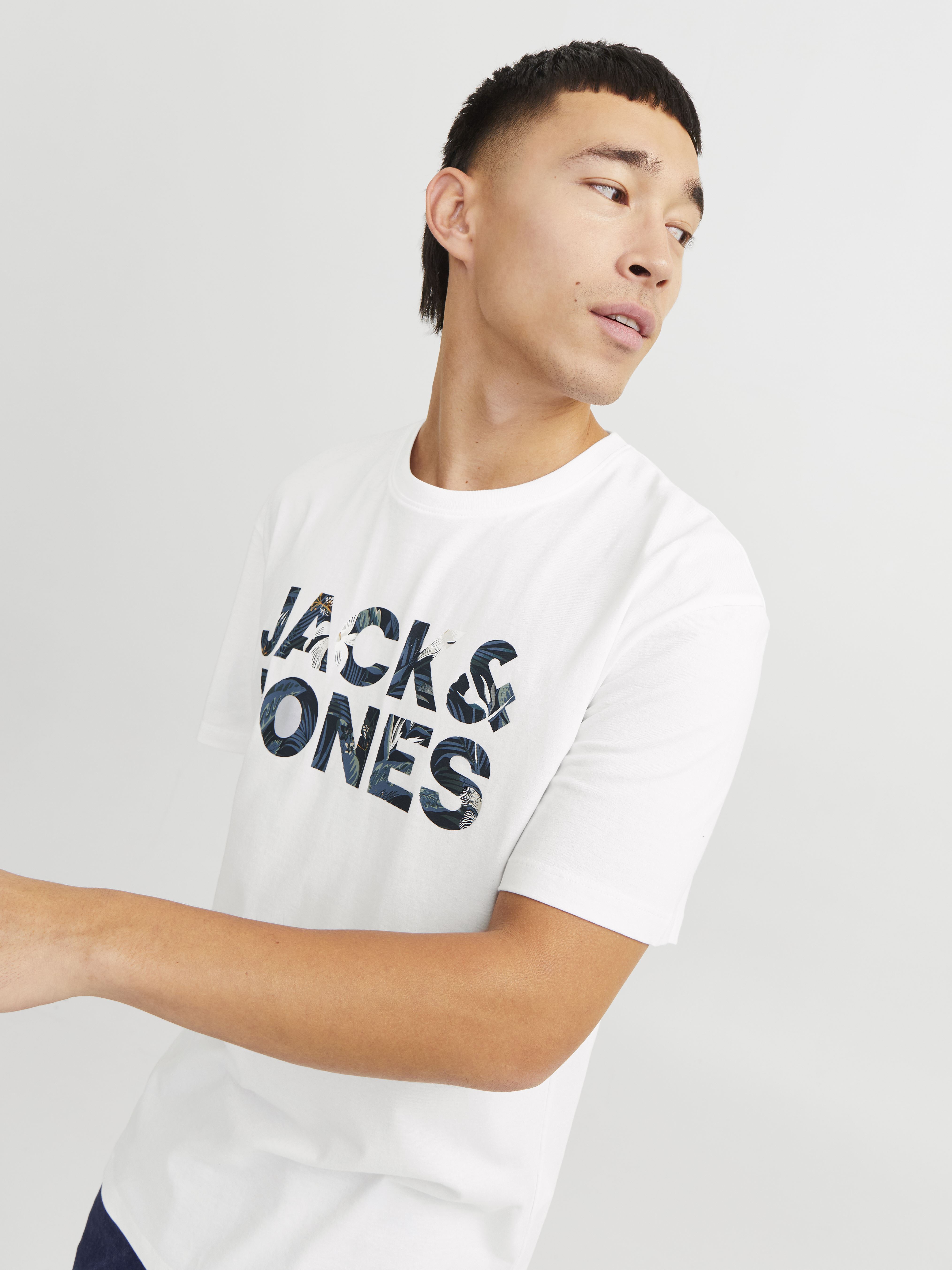 Tee-shirts manches courtes JJEBRYAN CORP LOGO TEE SS O-NECK NOOS homme blanc Jack & Jones Tee-shirts manches courtes JJEBRYAN CORP LOGO TEE SS O-NECK NOOS homme blanc WHITE