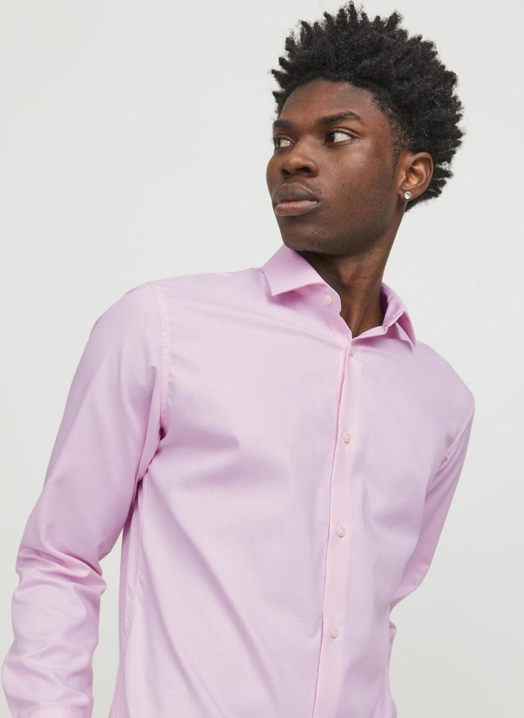 Chemises JPRBLAPARKER SHIRT L/S NOOS homme rose Jack & Jones Chemises JPRBLAPARKER SHIRT L/S NOOS homme rose PINK NECTAR
