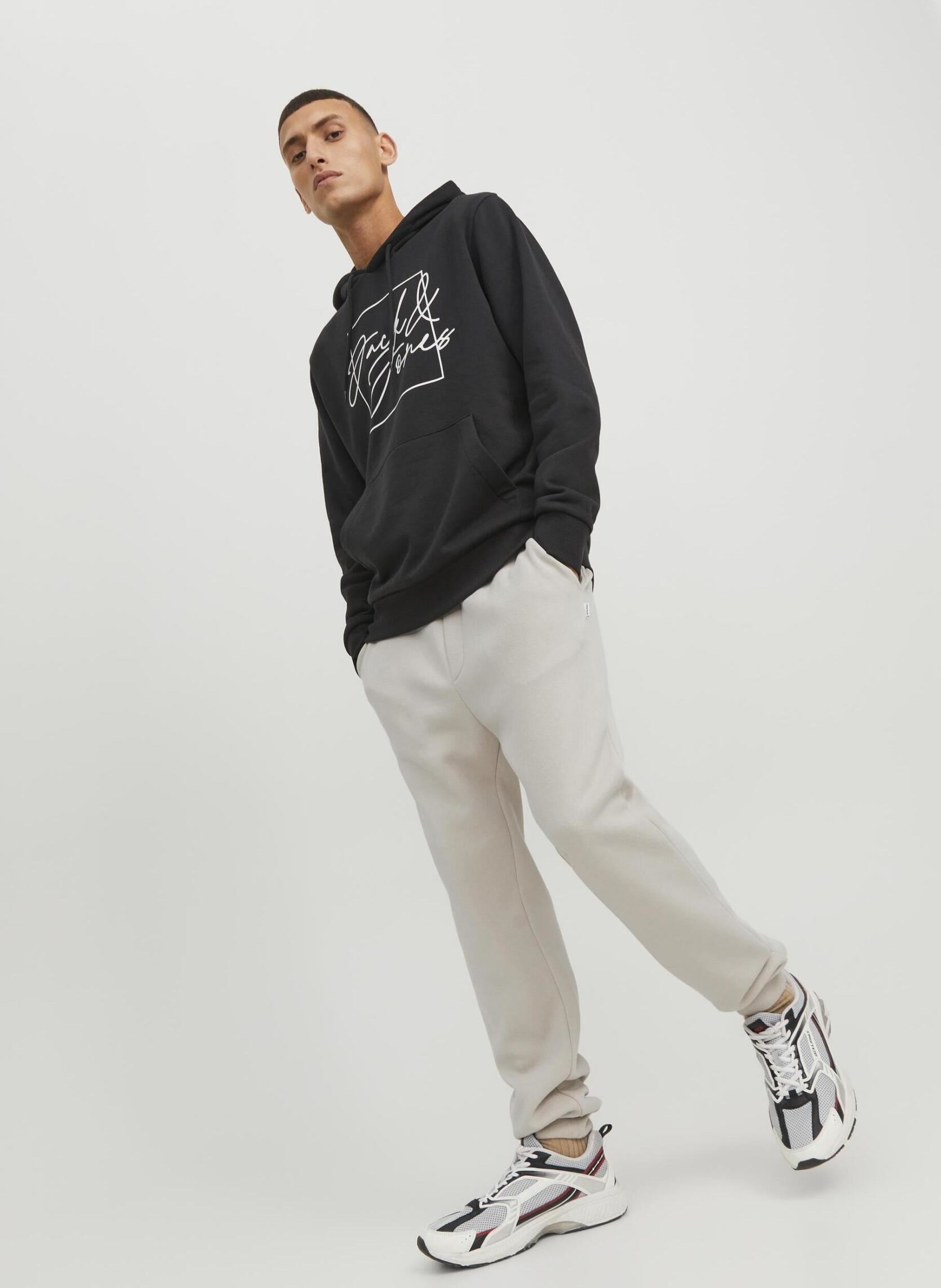 Joggings JPSTGORDON BRADLEY SWEAT PANT NOOS homme gris Jack & Jones Joggings JPSTGORDON BRADLEY SWEAT PANT NOOS homme gris MOONBEAM