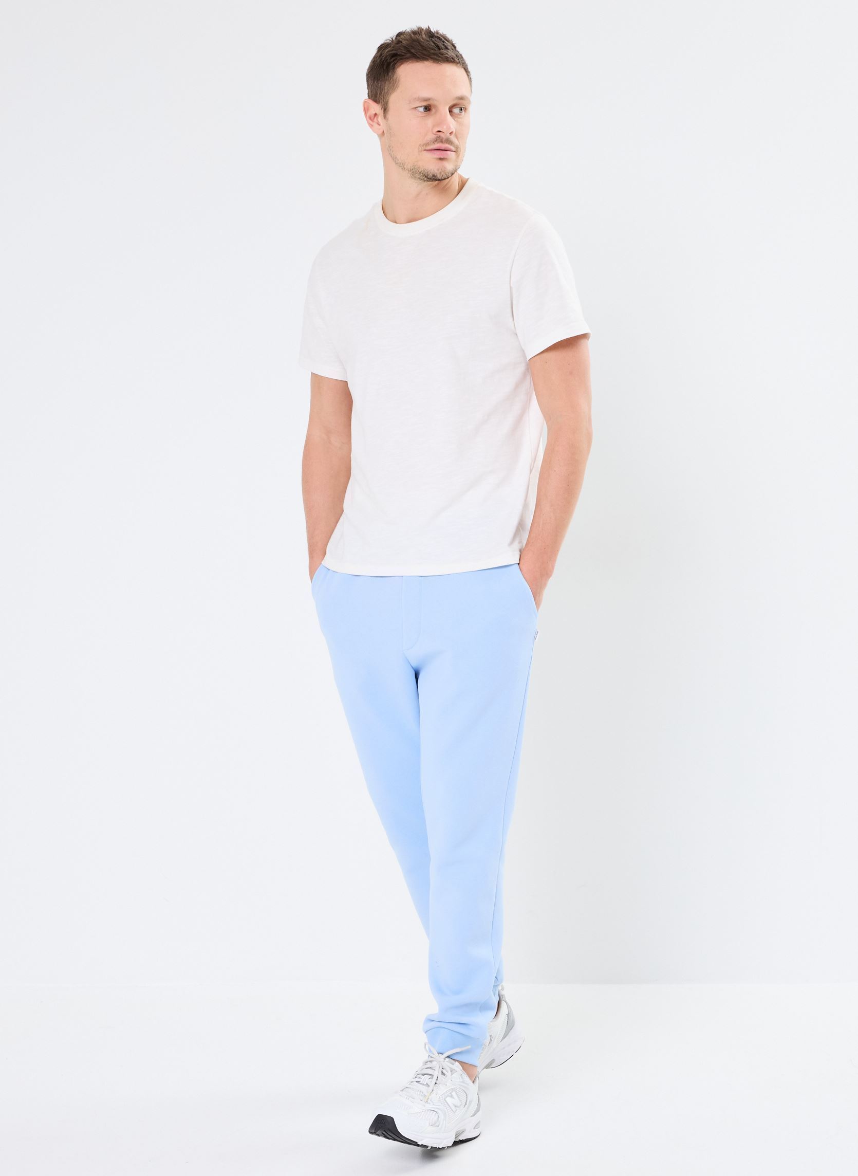Tute JPSTGORDON BRADLEY SWEAT PANT NOOS uomo blu Jack & Jones Tute JPSTGORDON BRADLEY SWEAT PANT NOOS uomo blu CHAMBRAY BLUE