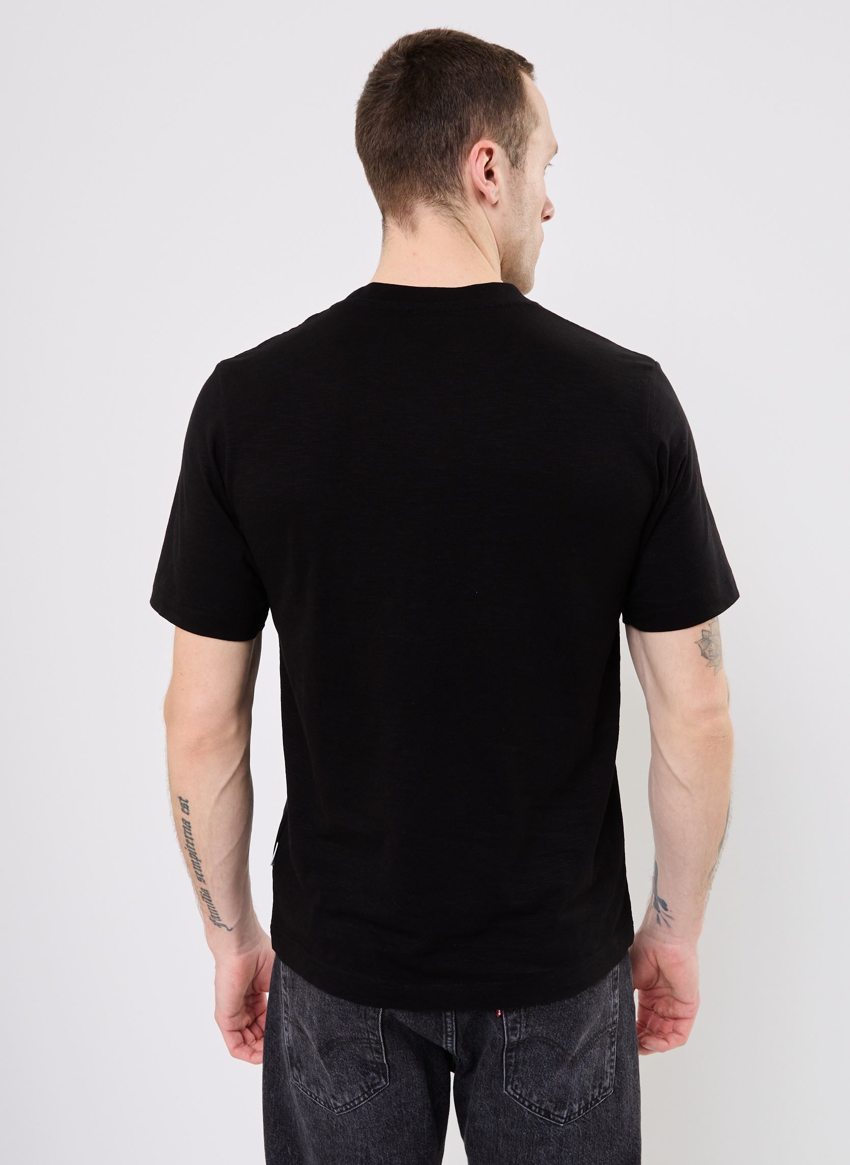 Tee-shirts manches courtes JORSPLIT AOP BRANDING TEE SS CREW NECK homme noir Jack & Jones Tee-shirts manches courtes JORSPLIT AOP BRANDING TEE SS CREW NECK homme noir BLACK
