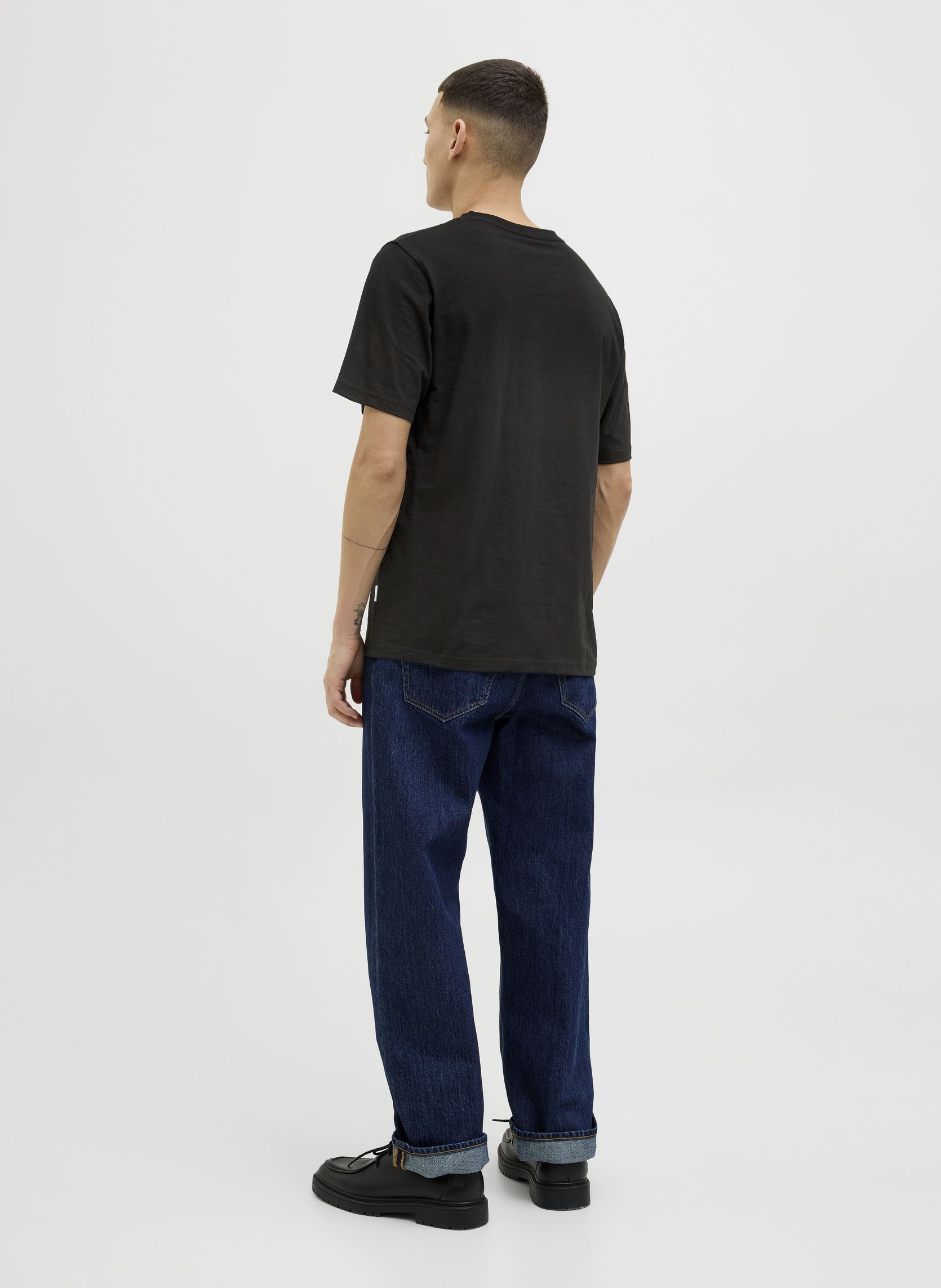 Tee-shirts manches courtes JORSPLIT AOP POCKET TEE SS CREW NECK homme noir Jack & Jones Tee-shirts manches courtes JORSPLIT AOP POCKET TEE SS CREW NECK homme noir BLACK