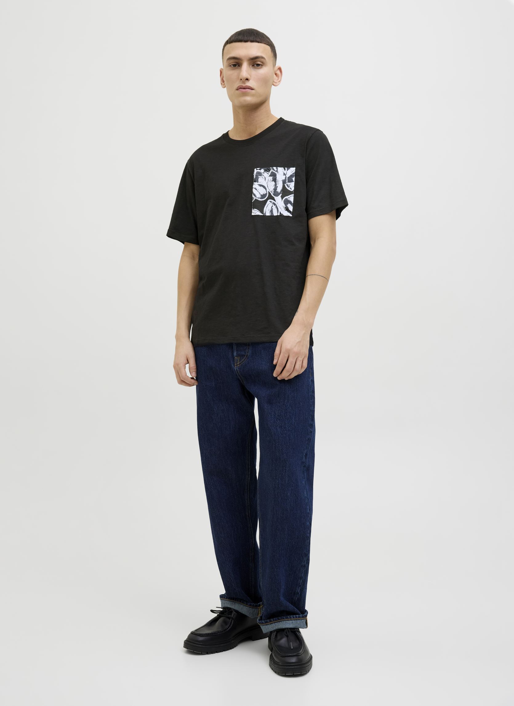 Vêtements Jack & Jones JORSPLIT AOP POCKET TEE SS CREW NECK pour Accessoires - vue 1