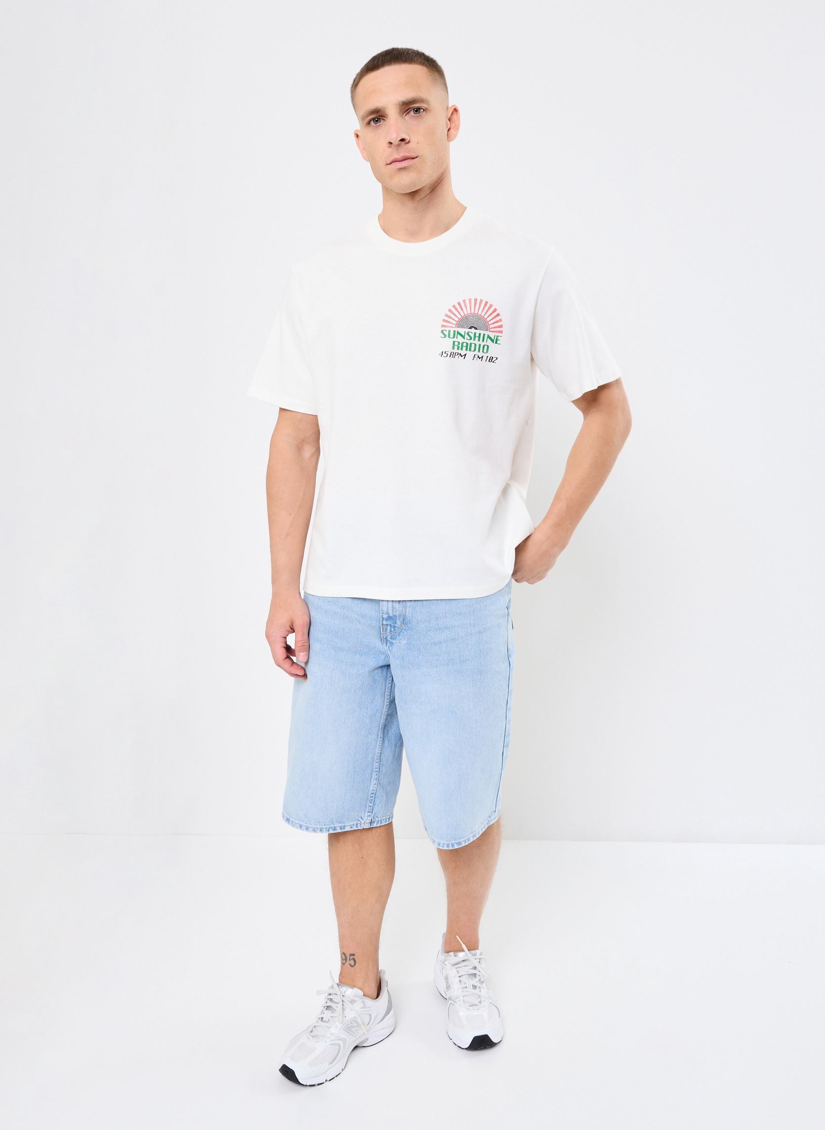 Tee-shirts JPRBLUJACK SS TEE homme blanc Jack & Jones Tee-shirts JPRBLUJACK SS TEE homme blanc CLOUD DANCER